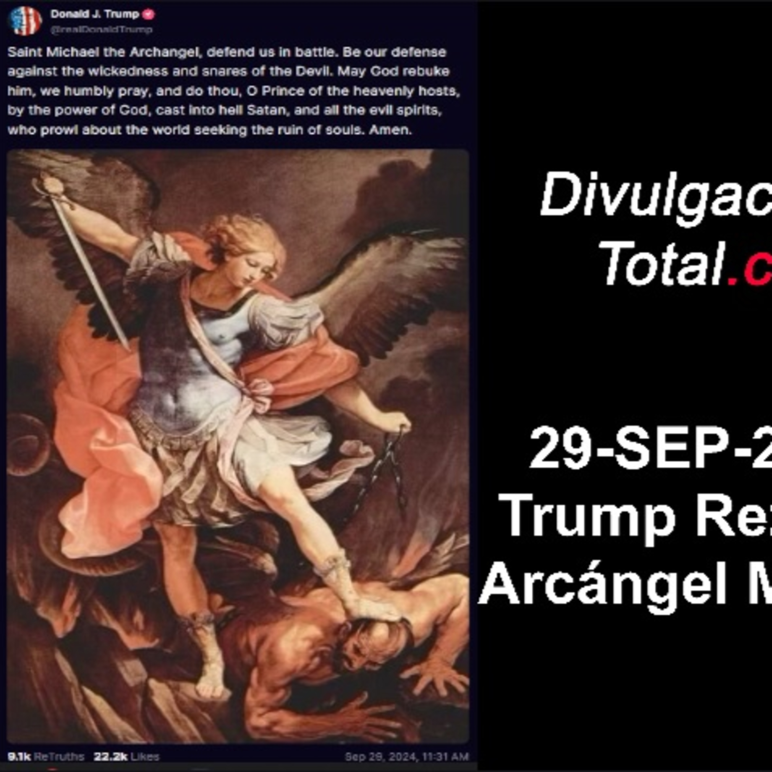 29-SEP-2024 Trump Reza al Arcángel Miguel episode artwork
