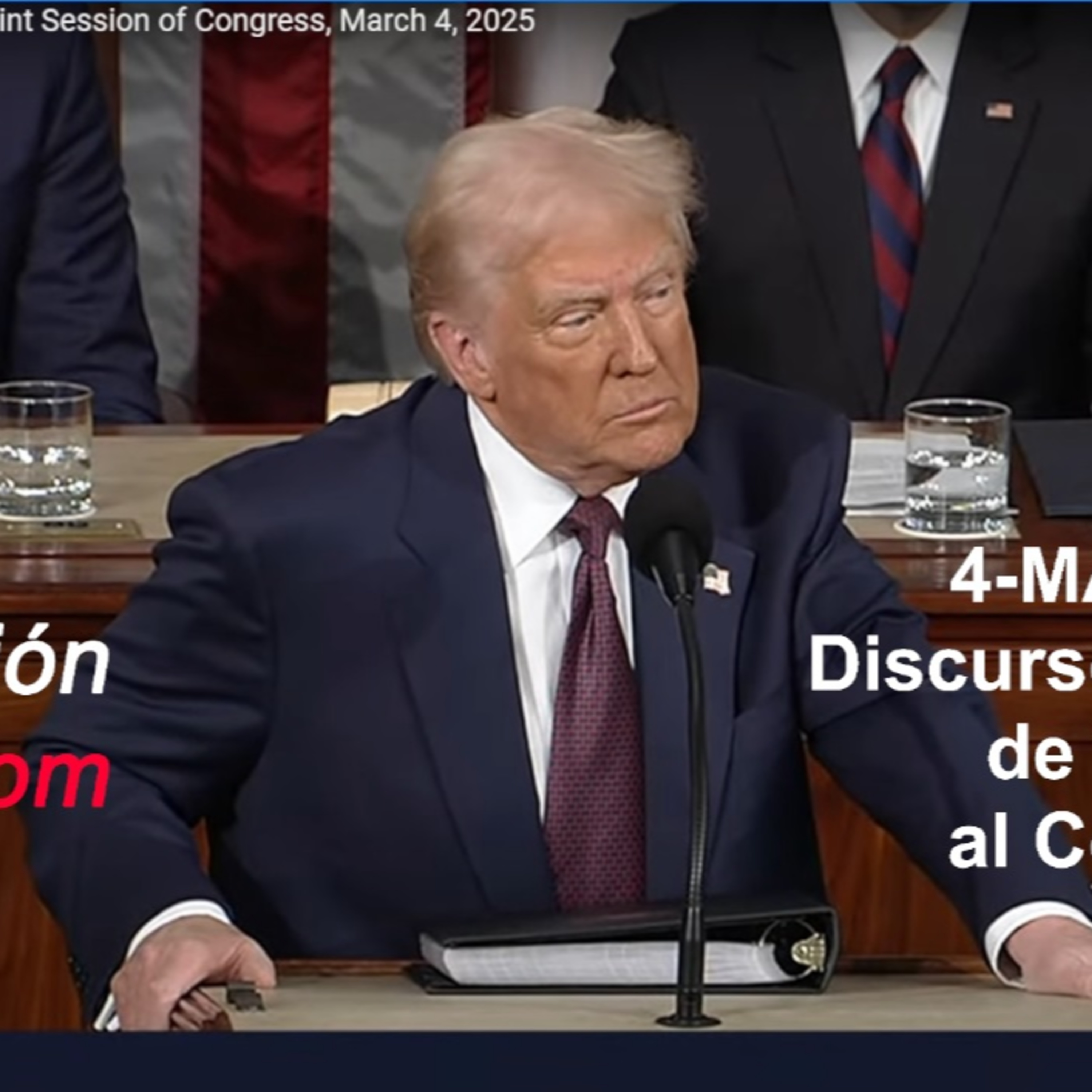04-MAR-2025 Discurso Completo de Trump en el Congreso de Estados Unidos episode artwork