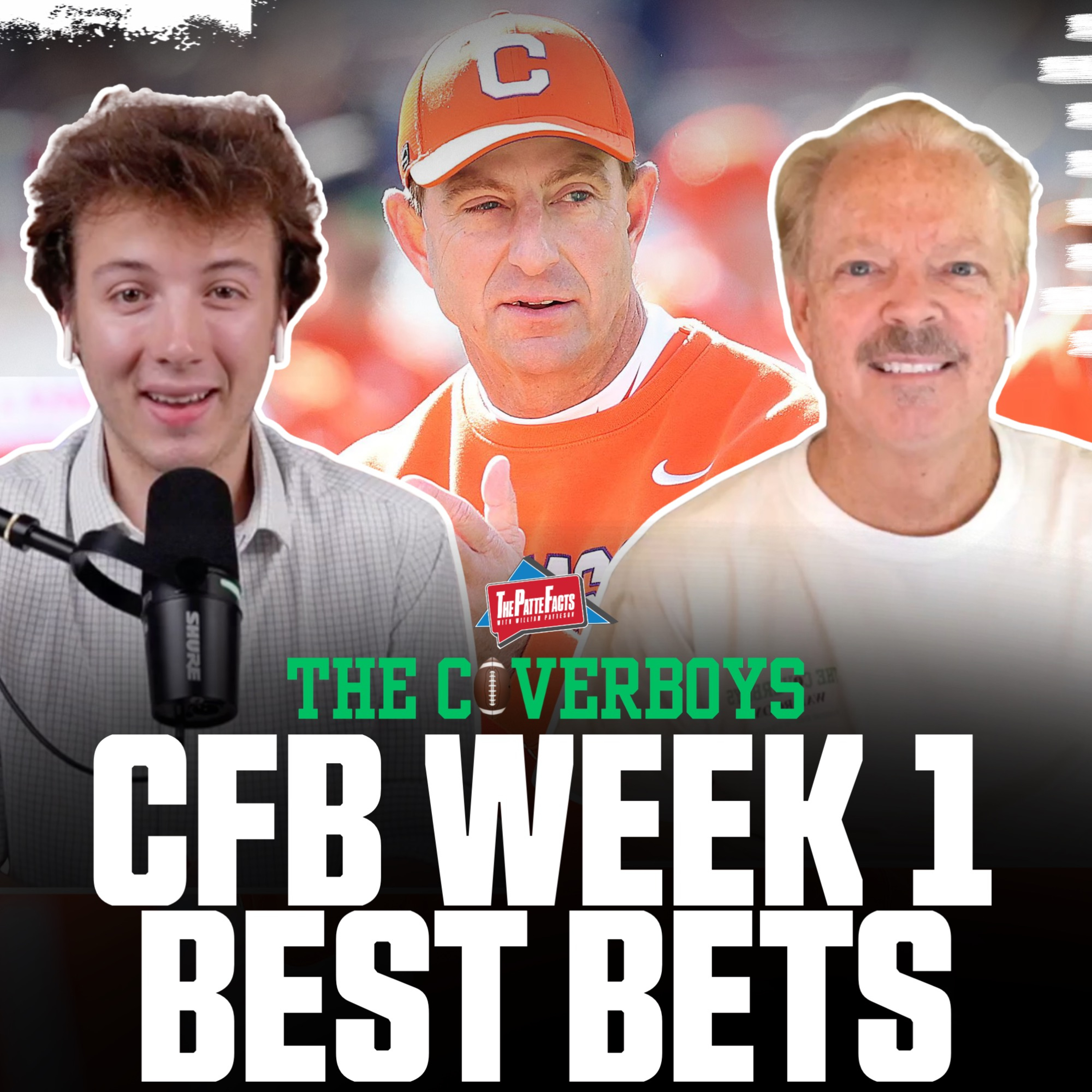 Place THIS Side in Clemson/LSU + Best Bets for CFB Week 1 | The Coverboys episode artwork