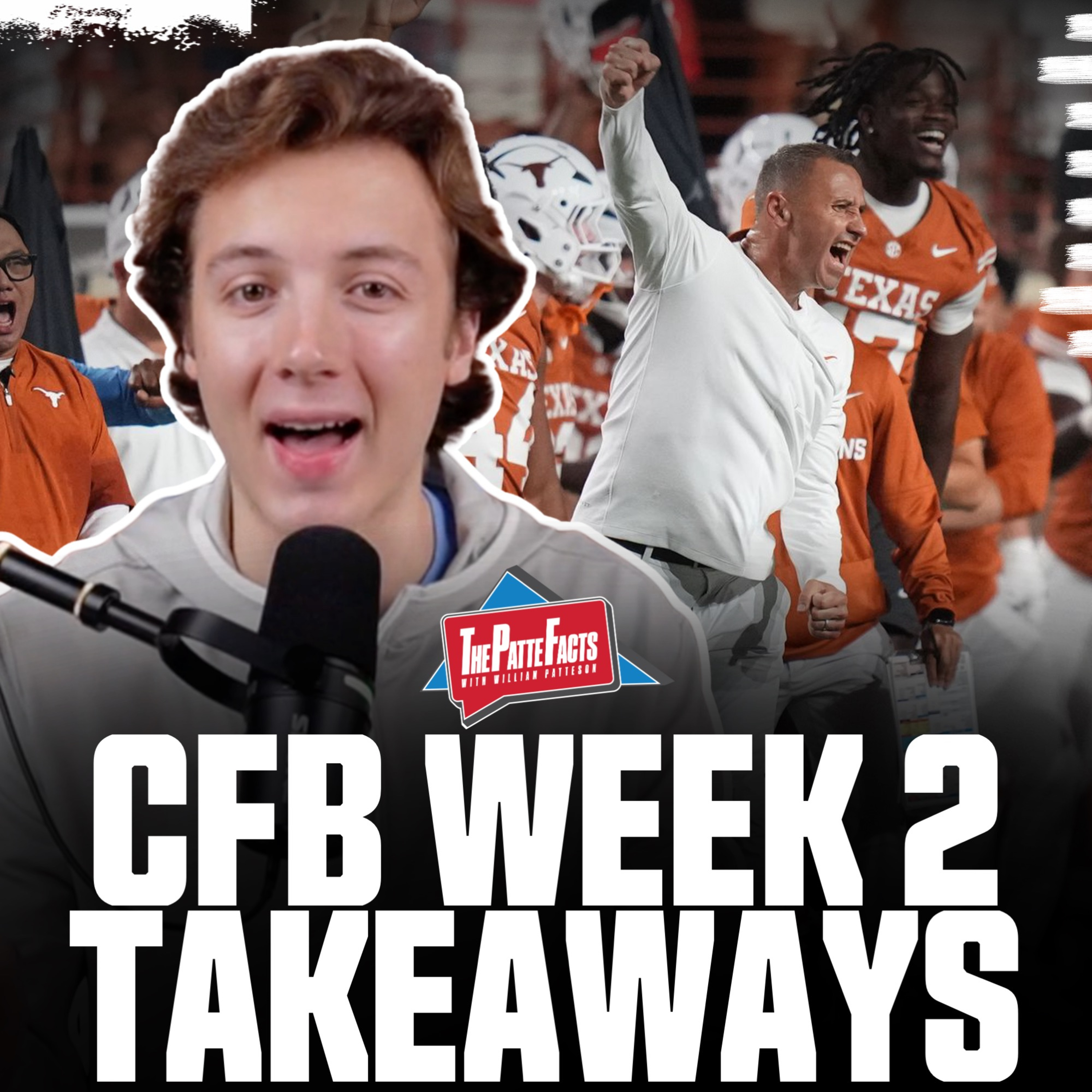 CFB Week 2 TAKEAWAYS: Texas Comeback, Michigan Hears Noise, Oregon Falters, & Kamario Taylor is HIM. episode artwork