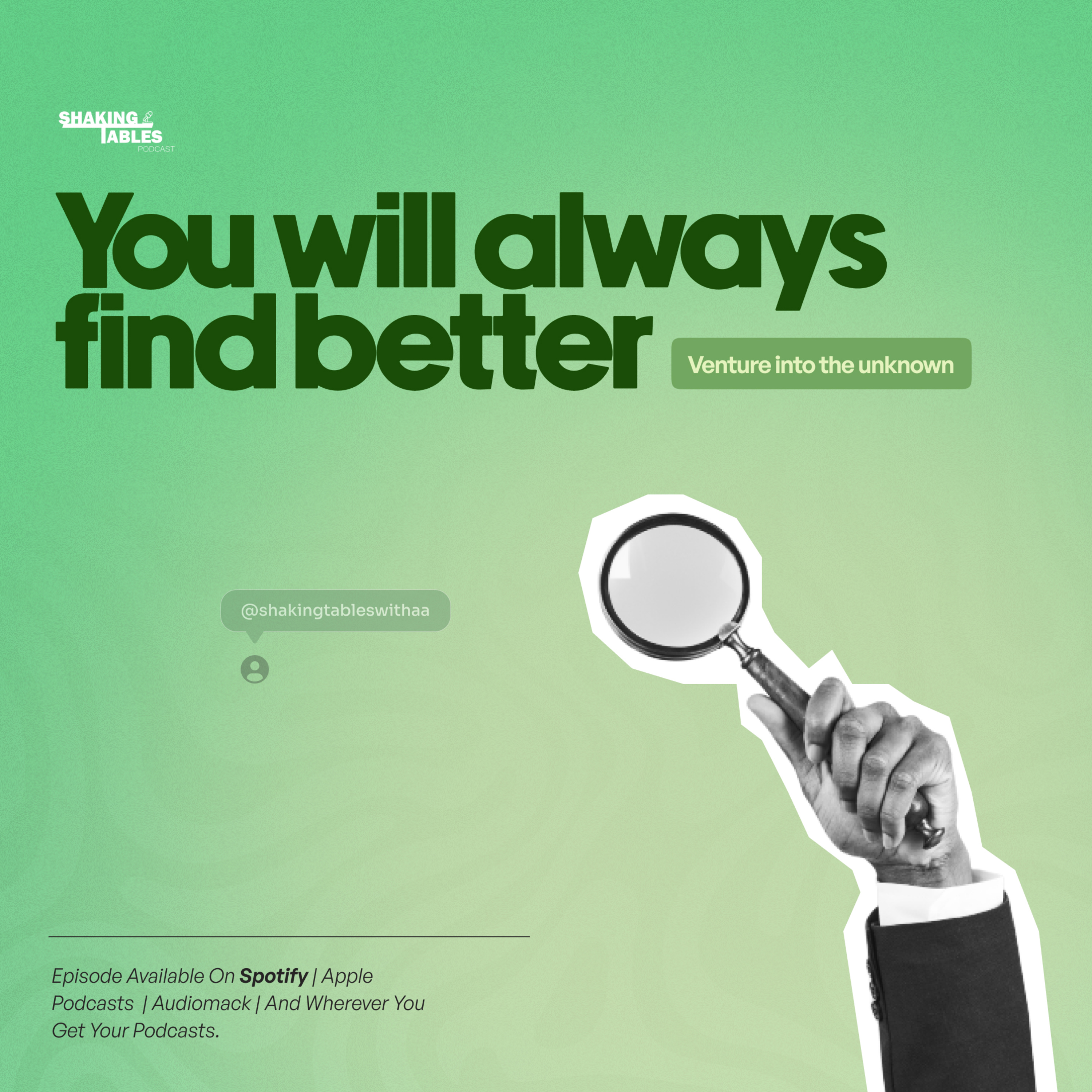 You Will Always Find Better - #E110