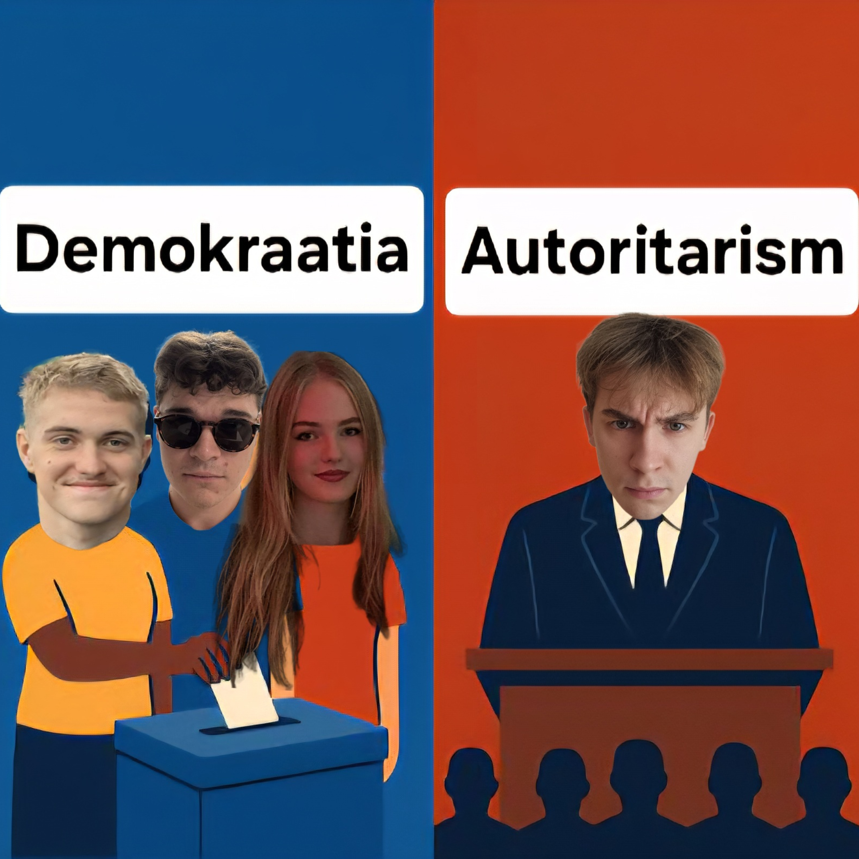 Klaasist demokraatia ja raudne rusikas (RSR Kooli)