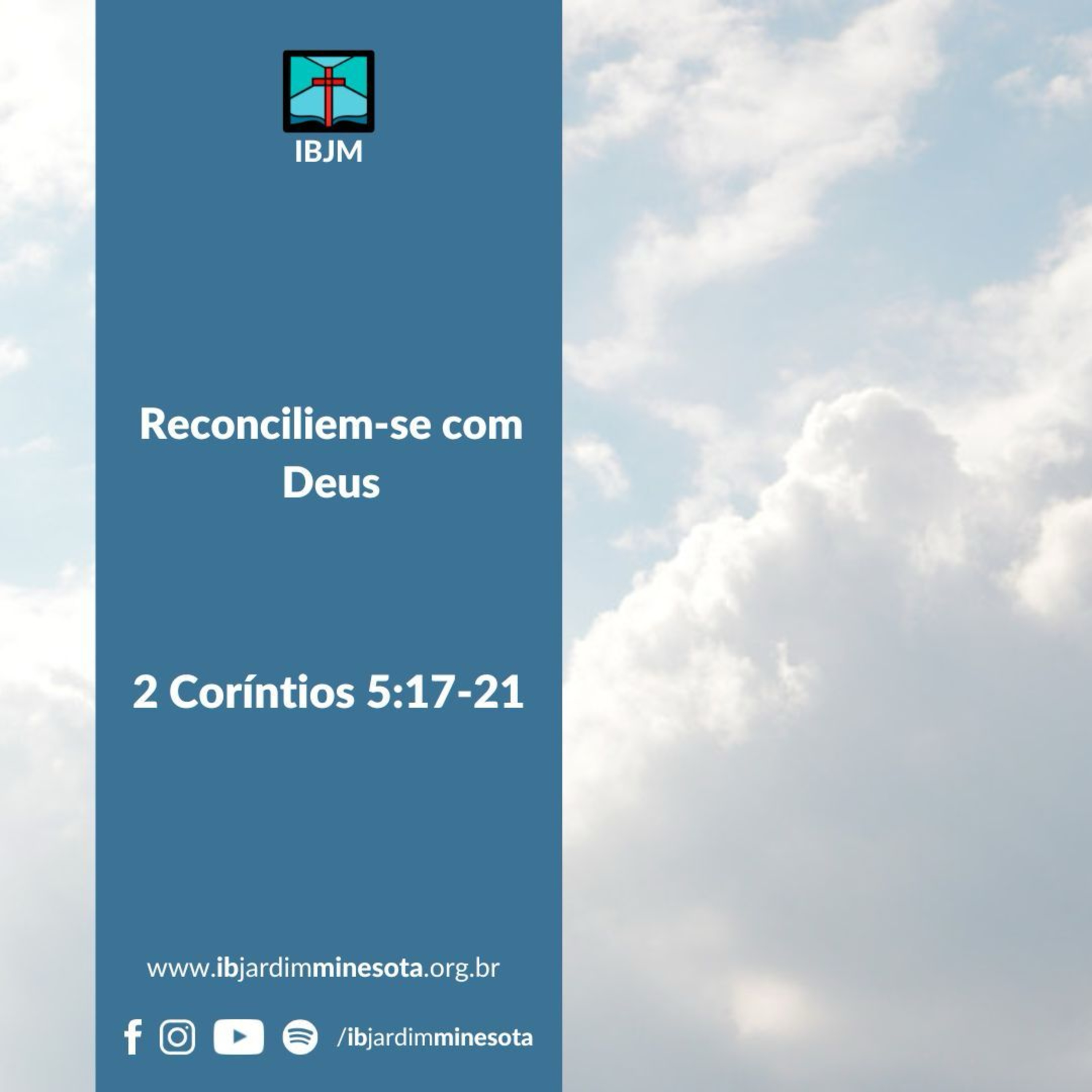 Reconciliem-se com Deus (2 Coríntios 5:17-21) | Cláudio Rodrigues (11/02/2024) episode artwork