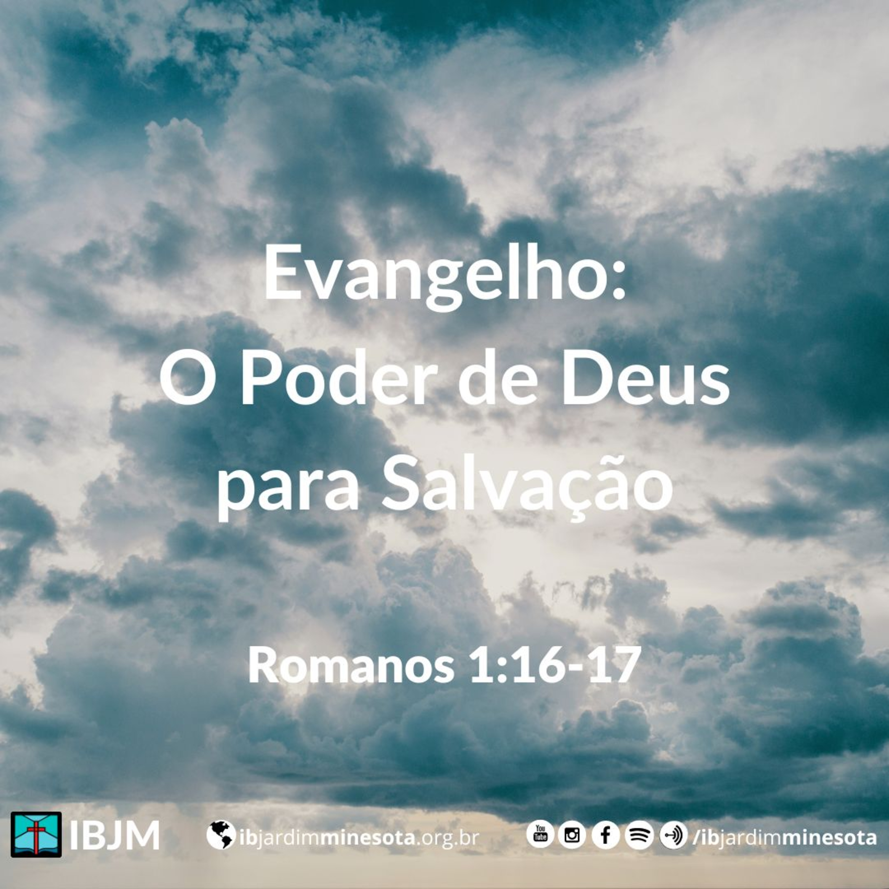Evangelho: O Poder de Deus para Salvação (Romanos 1:16-17) | Caique Resende (10/03/2024) episode artwork