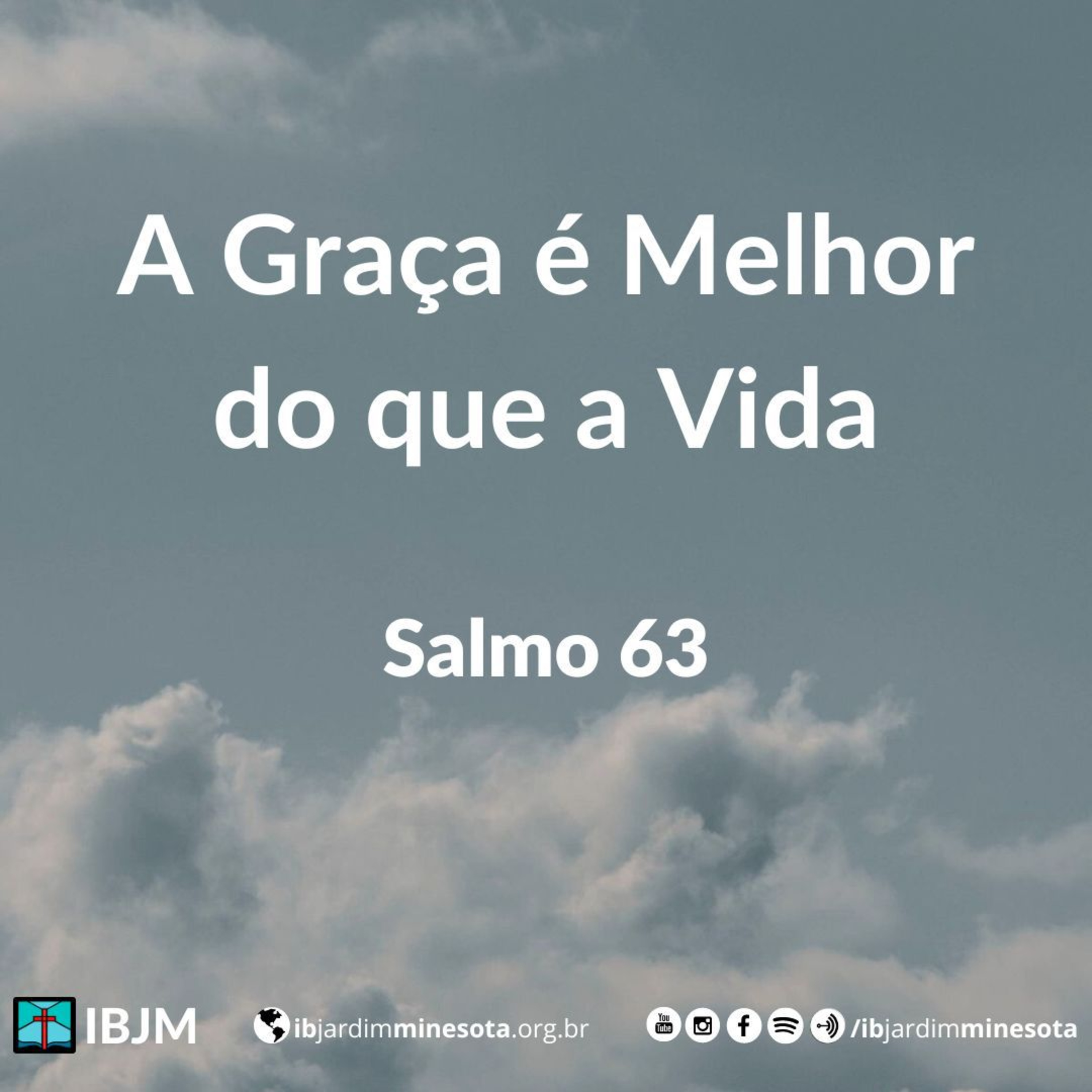 A Graça é Melhor do que a Vida (Salmo 63) | Caique Resende (23/06/2024) episode artwork
