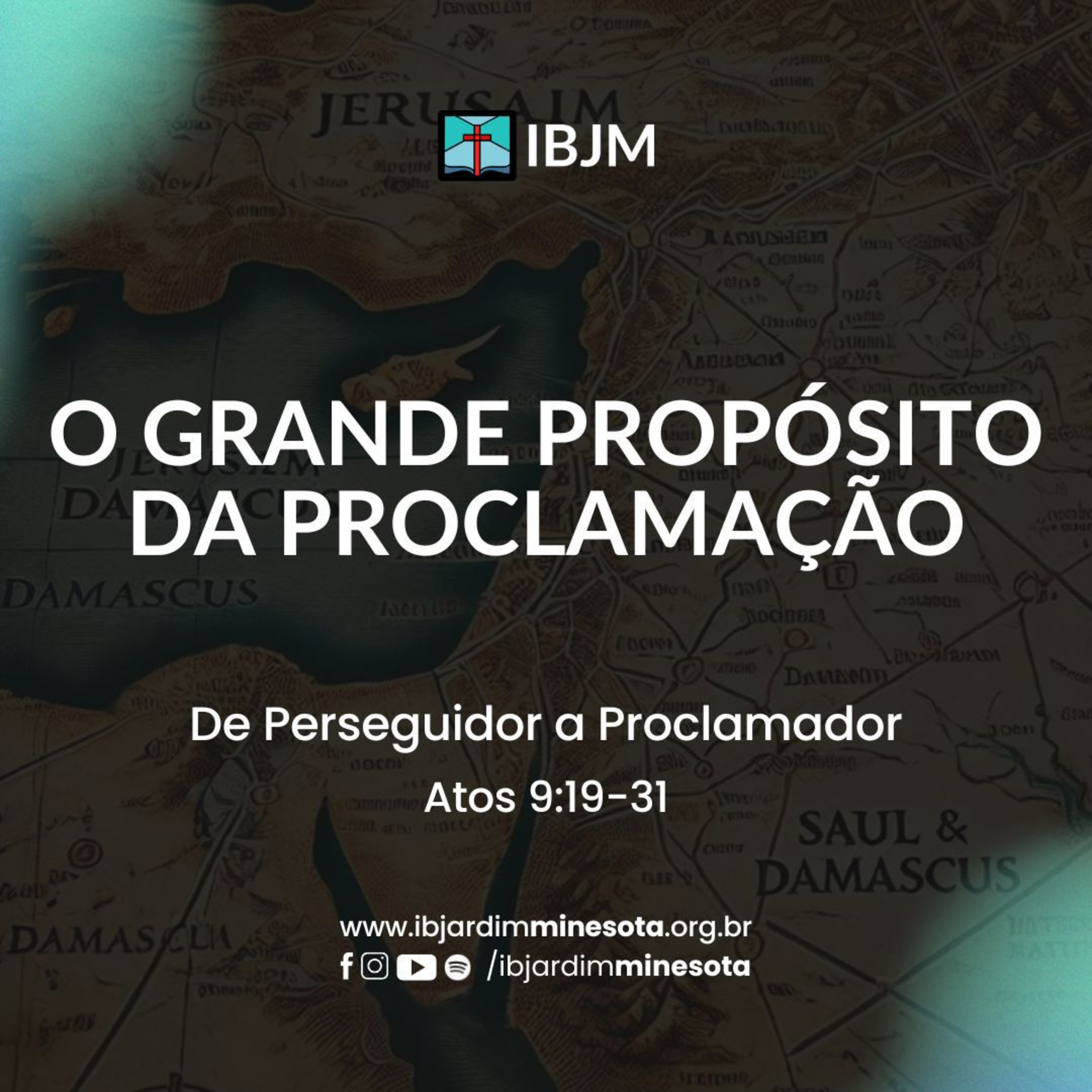 O Grande Propósito da Proclamação ( Atos 9:19-31) | Caique Resende (28/07/2024) episode artwork