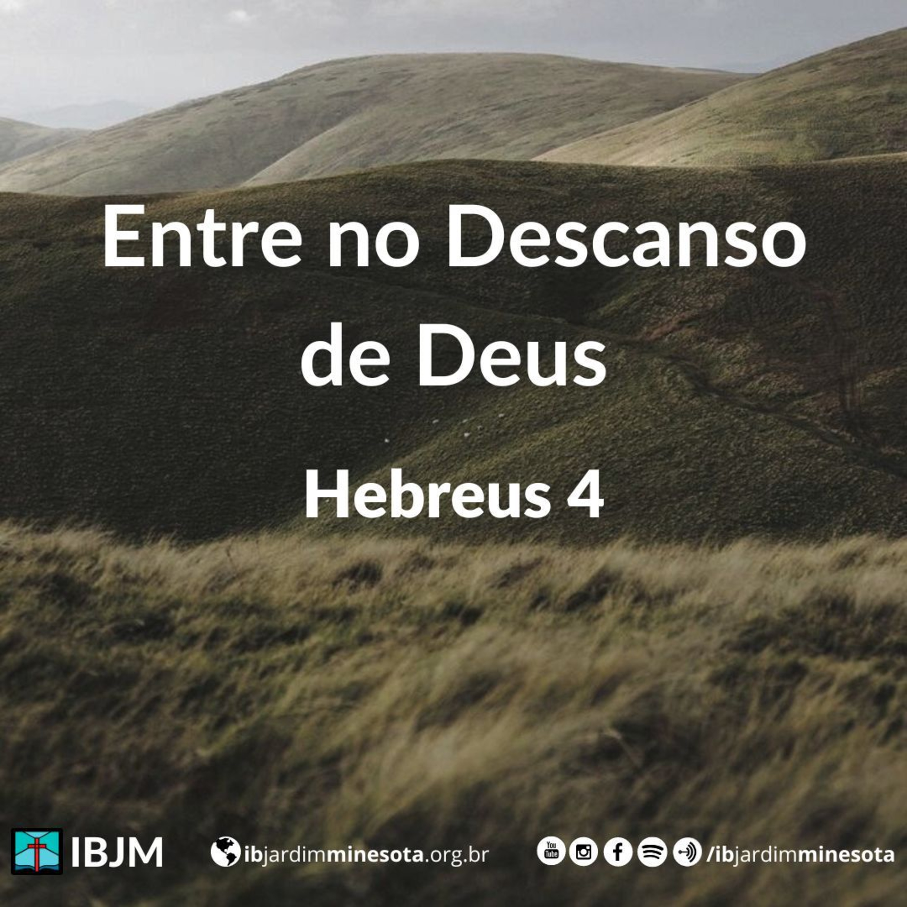 Entre no Descanso de Deus (Hebreus 4) | Alex Daher (04/08/2024) episode artwork