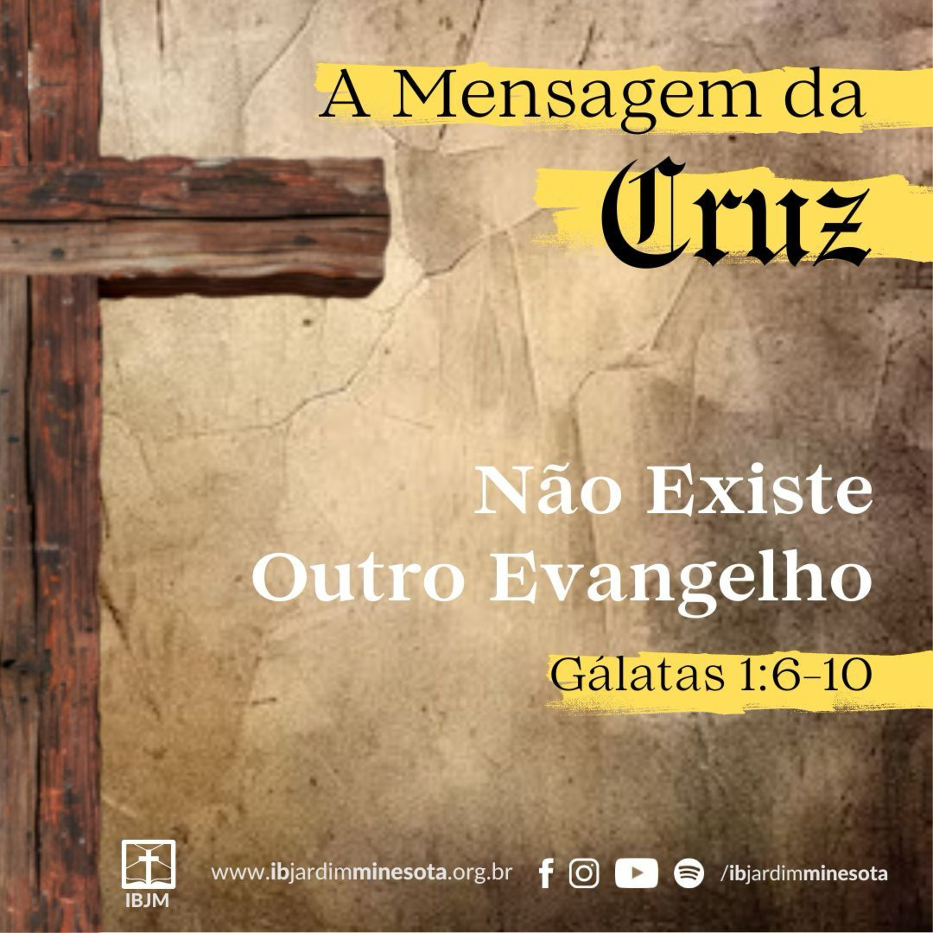 Não Existe Outro Evangelho (Gálatas 1:6-10) | Alex Daher (16/02/2025) episode artwork