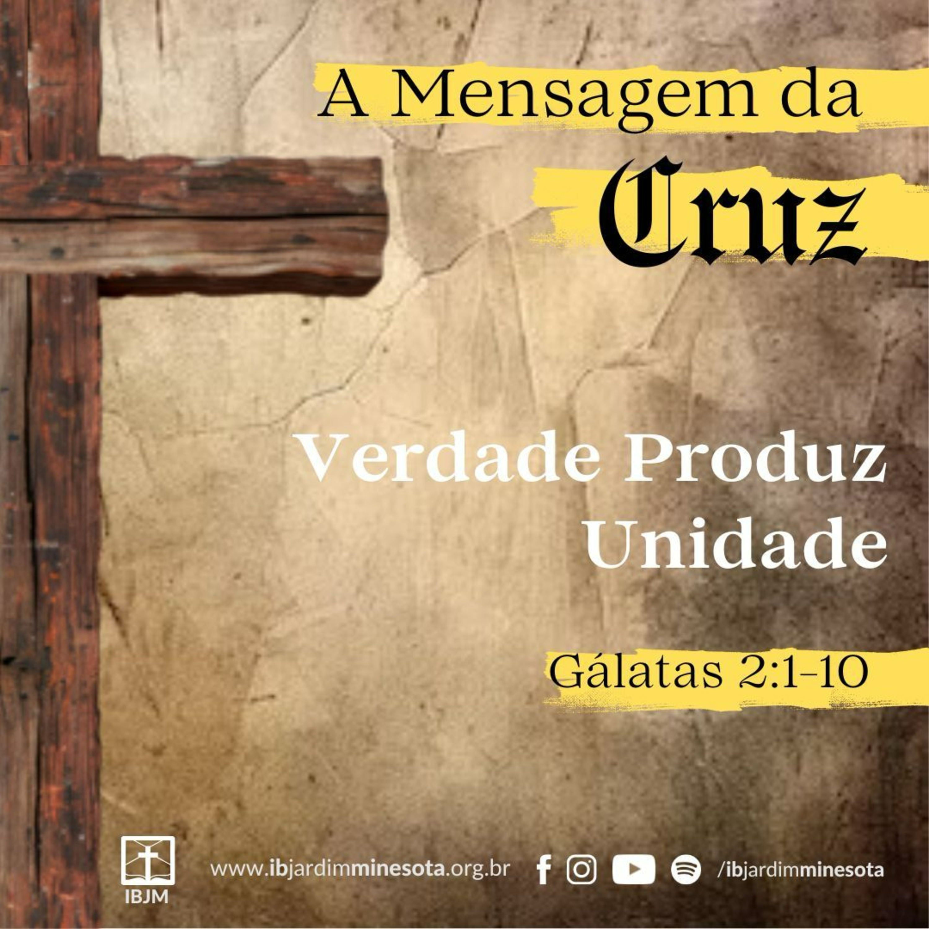 Verdade Produz Unidade (Gálatas 2:1-10) | Alex Daher (16/03/2025) episode artwork