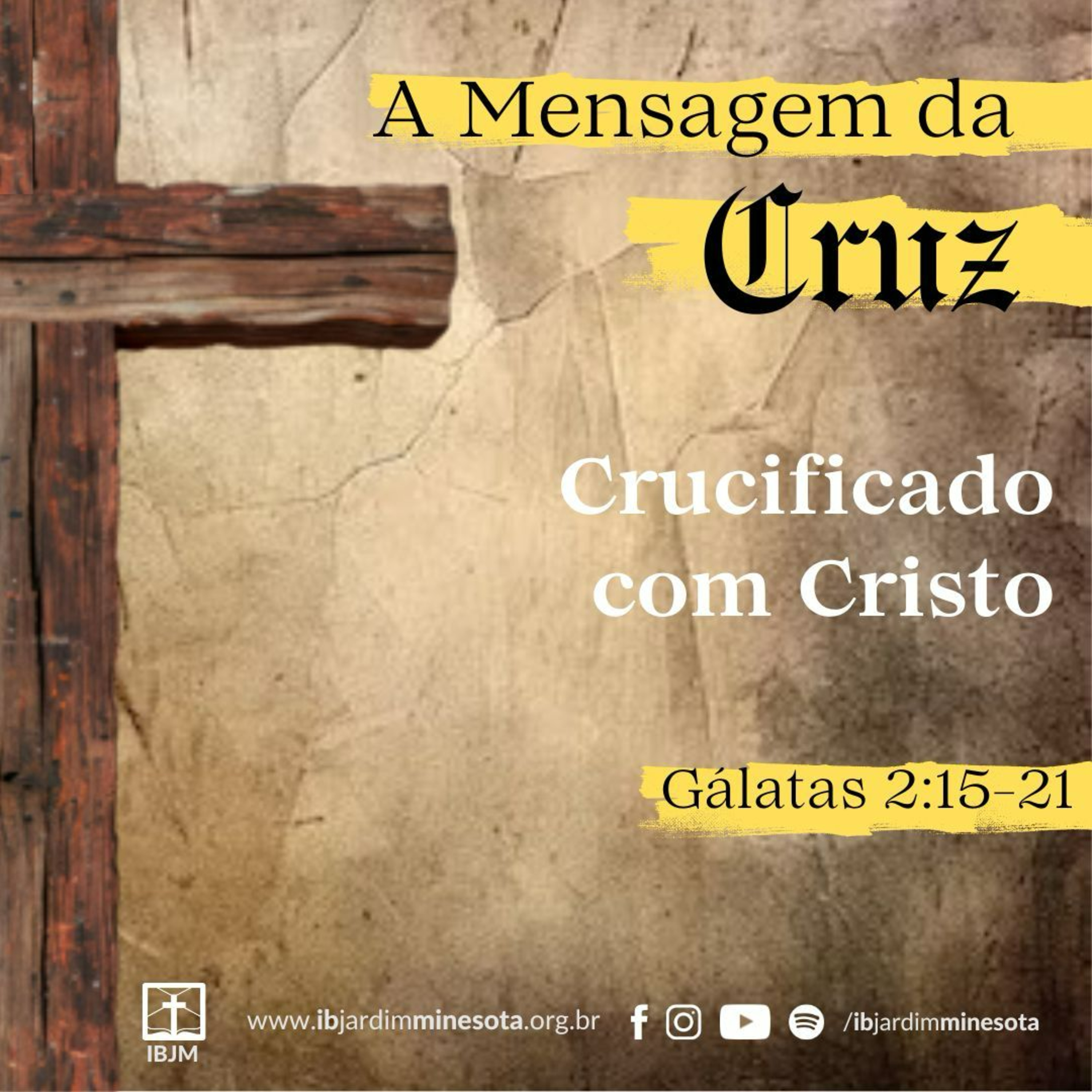 Crucificado com Cristo (Gálatas 2:15-21) | Alex Daher (30/03/2025) episode artwork