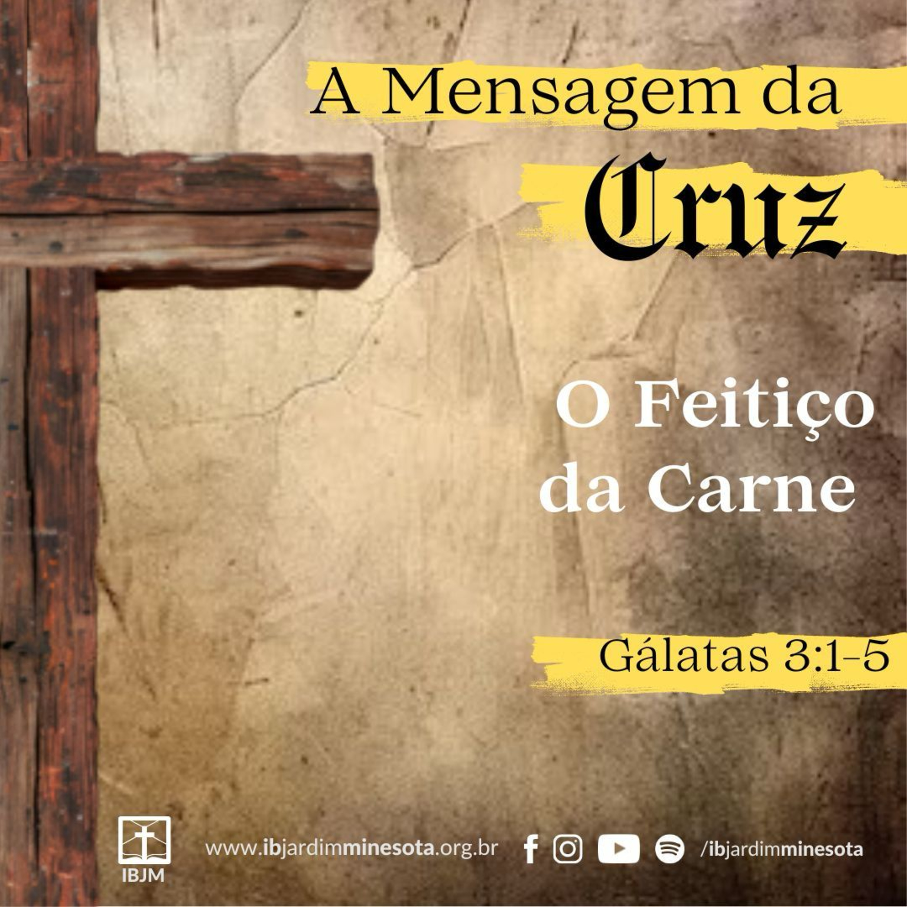 O Feitiço da Carne (Gálatas 3:1-5) | Alex Daher (06/04/2025) episode artwork