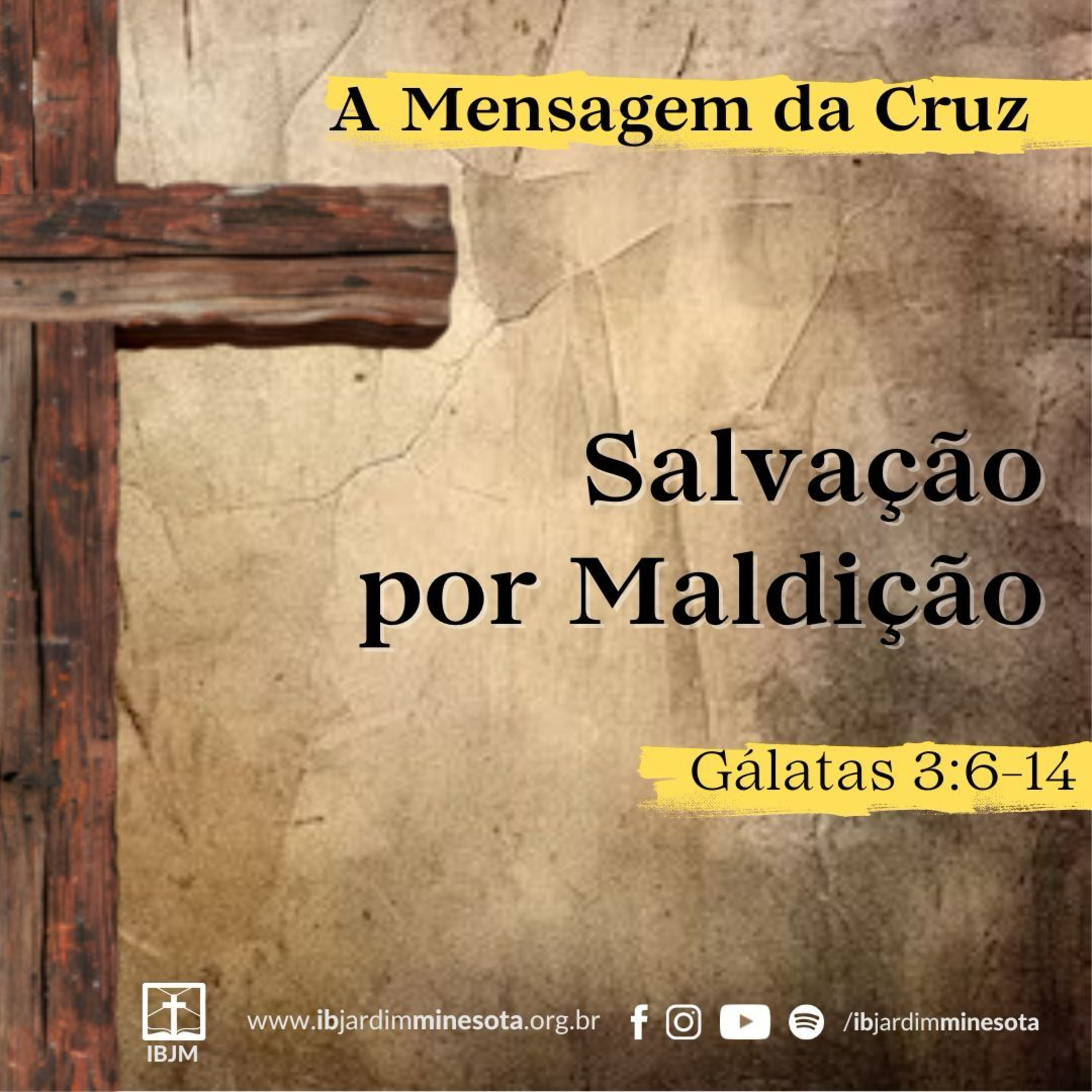 Salvação por Maldição (Gálatas 3:6-14) | Alex Daher (13/04/2025) episode artwork