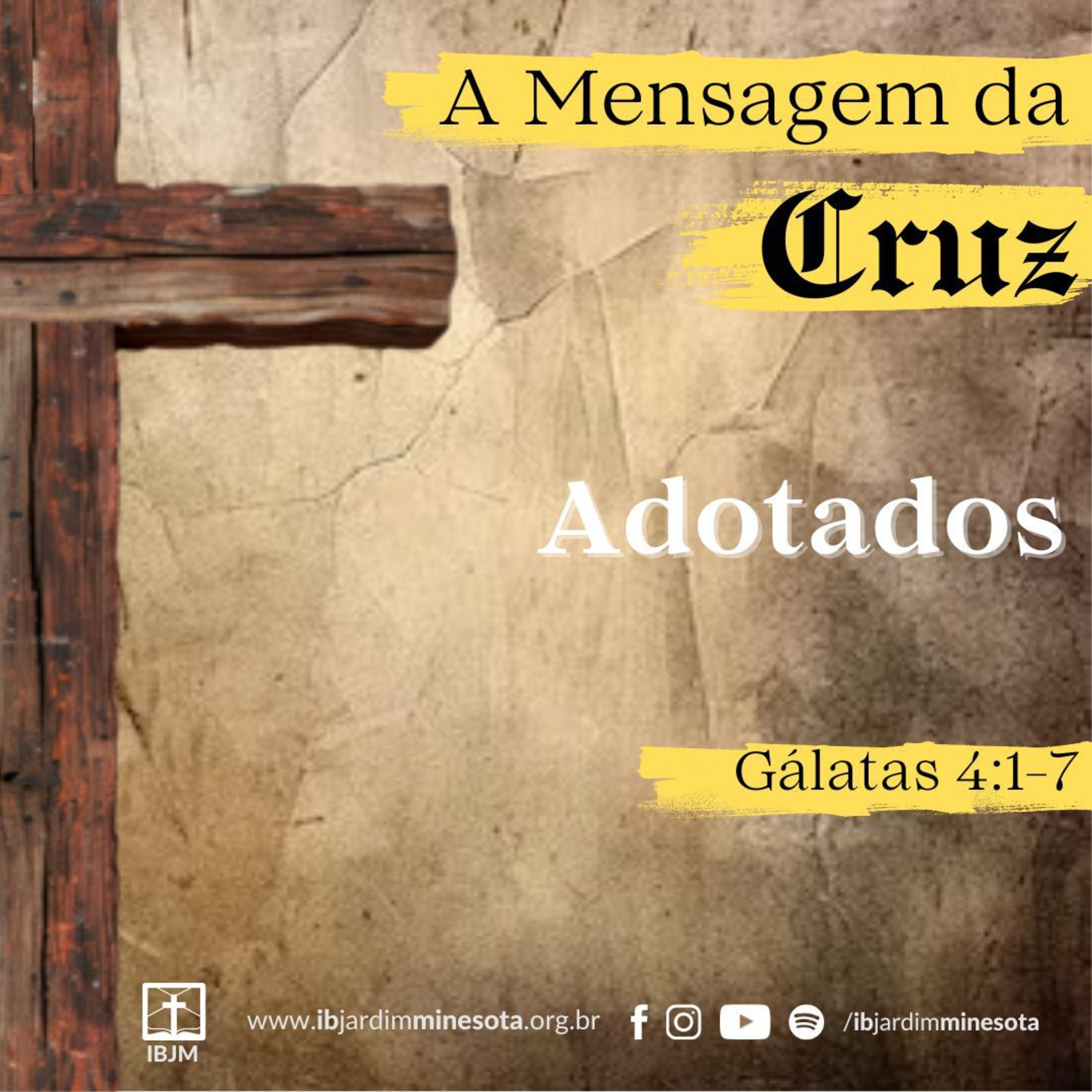 Adotados (Gálatas 4:1-7) | Alex Daher (25/05/2025) episode artwork