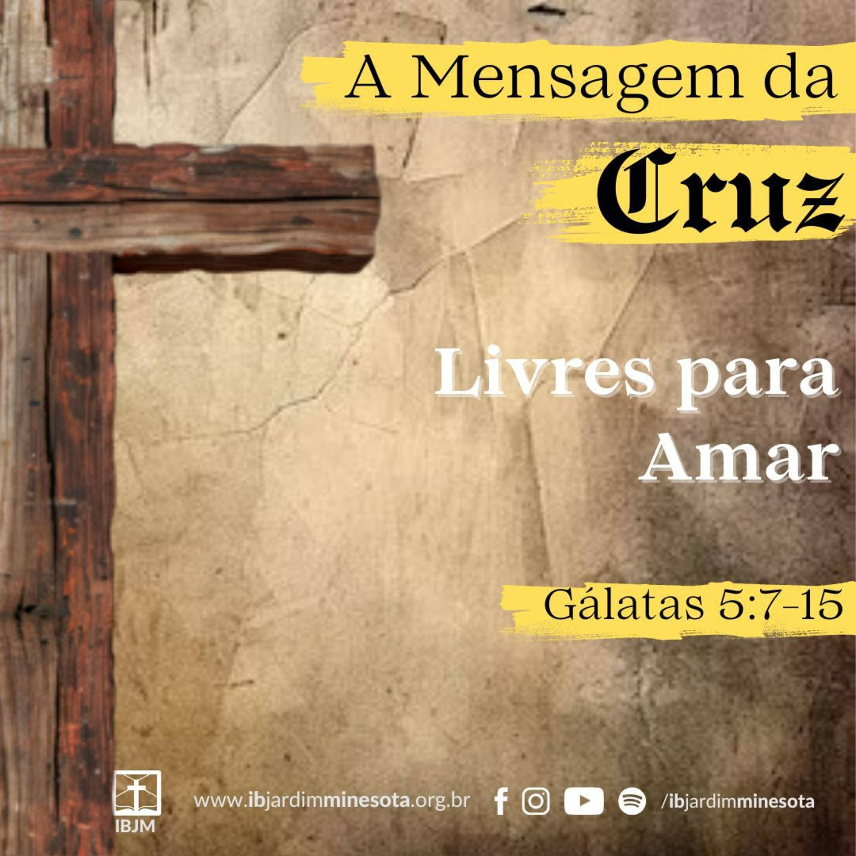 Livres para Amar (Gálatas 5:7-15 ) | Alex Daher (17/08/2025) episode artwork
