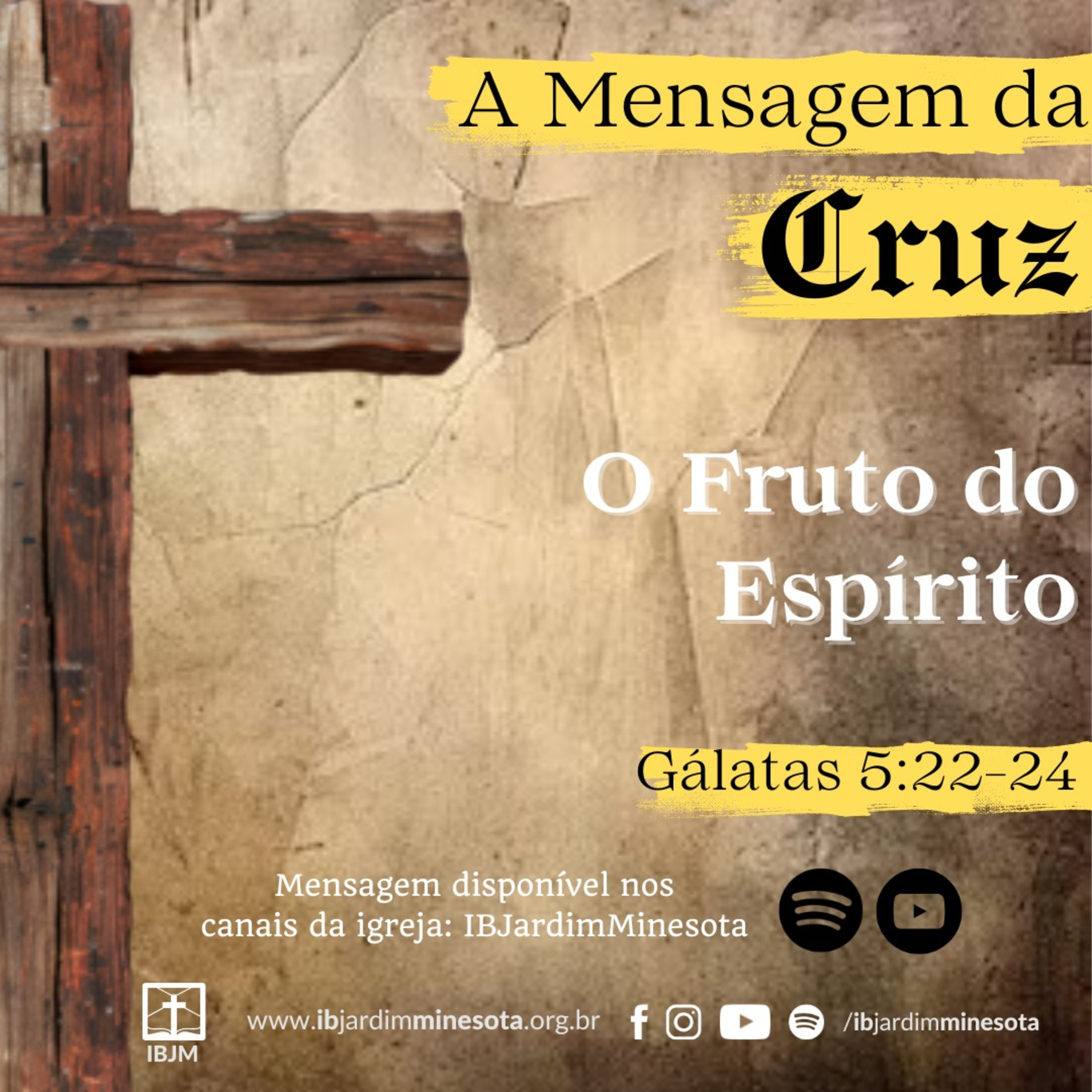 O Fruto do Espírito (Gálatas 5:22-24) | Alex Daher (07/09/2025) episode artwork