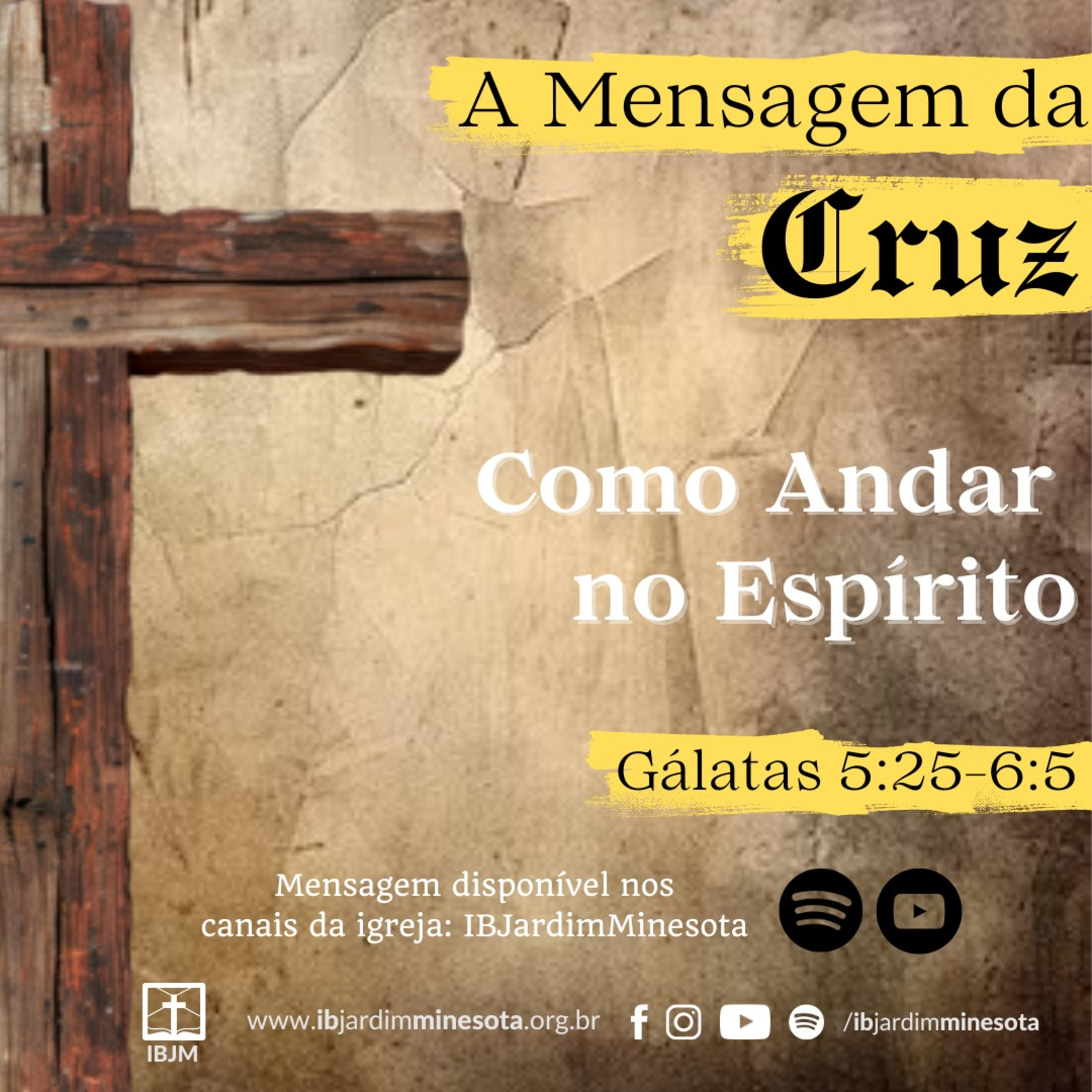  Como Andar no Espírito (Gálatas 5:25-6:5) | Alex Daher (14/09/2025) episode artwork