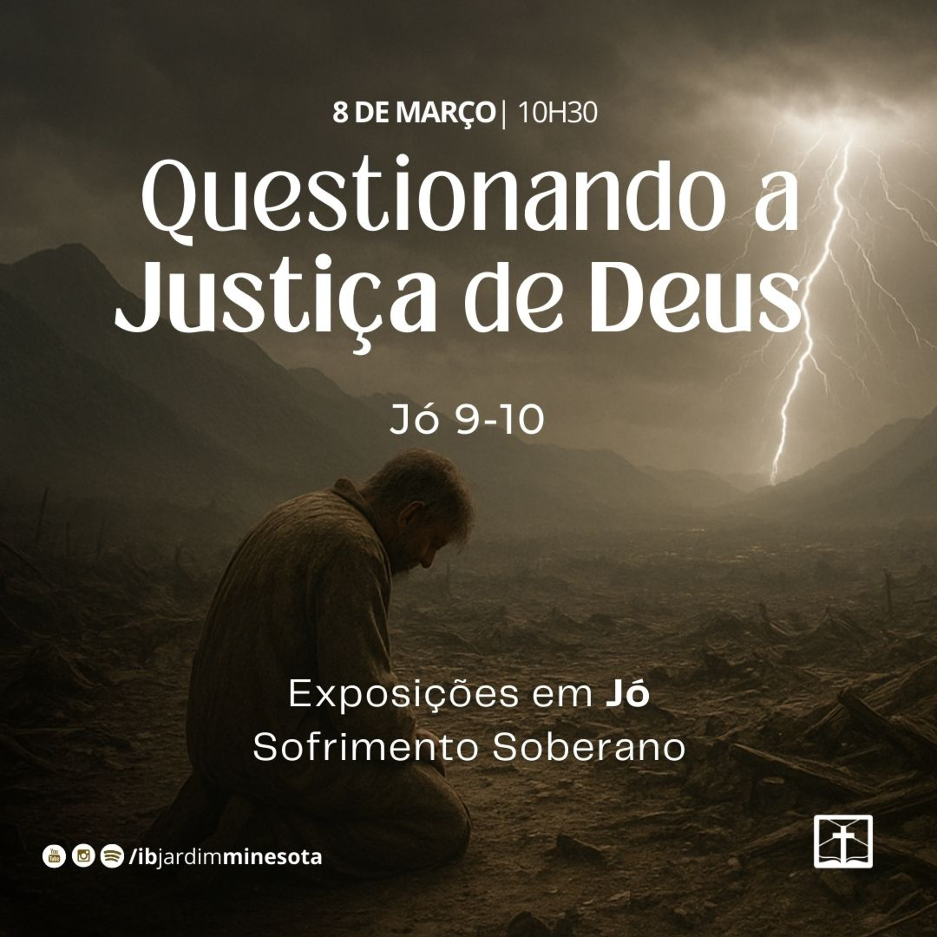 Questionando a Justiça de Deus (Jó 9-10) | Alex Daher (08/03/2026) episode artwork
