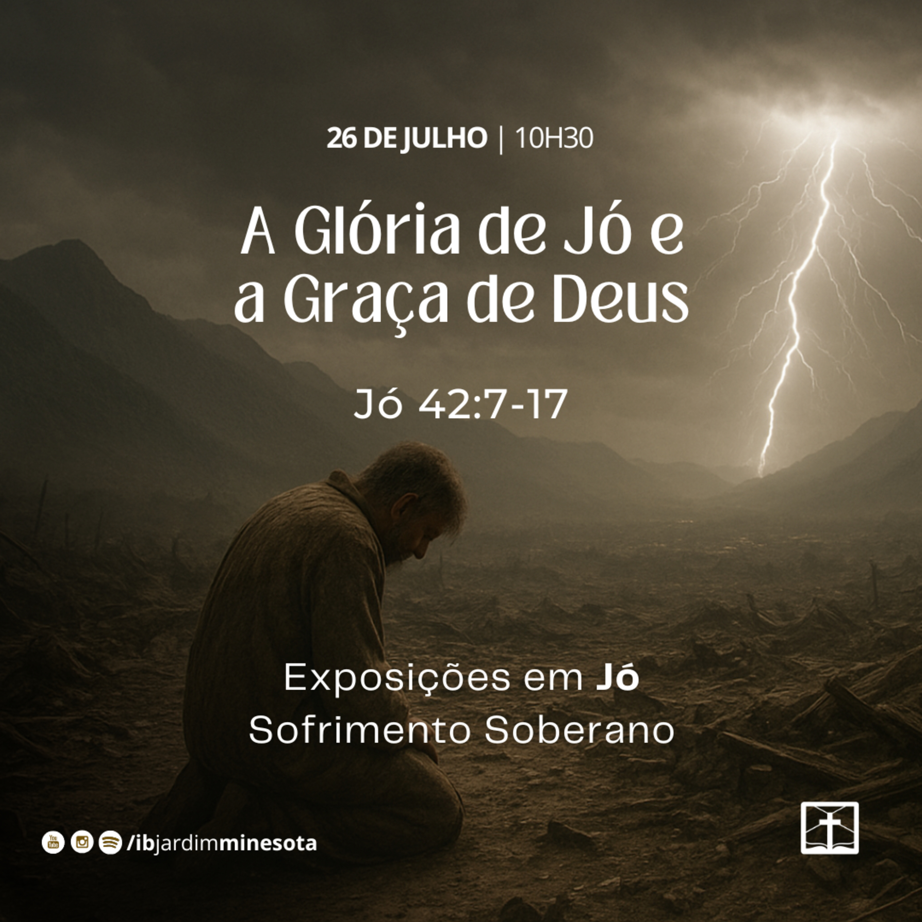 A Glória de Jó e a Graça de Deus (Jó 42:7-17) | Alex Daher (26/07/2026) episode artwork
