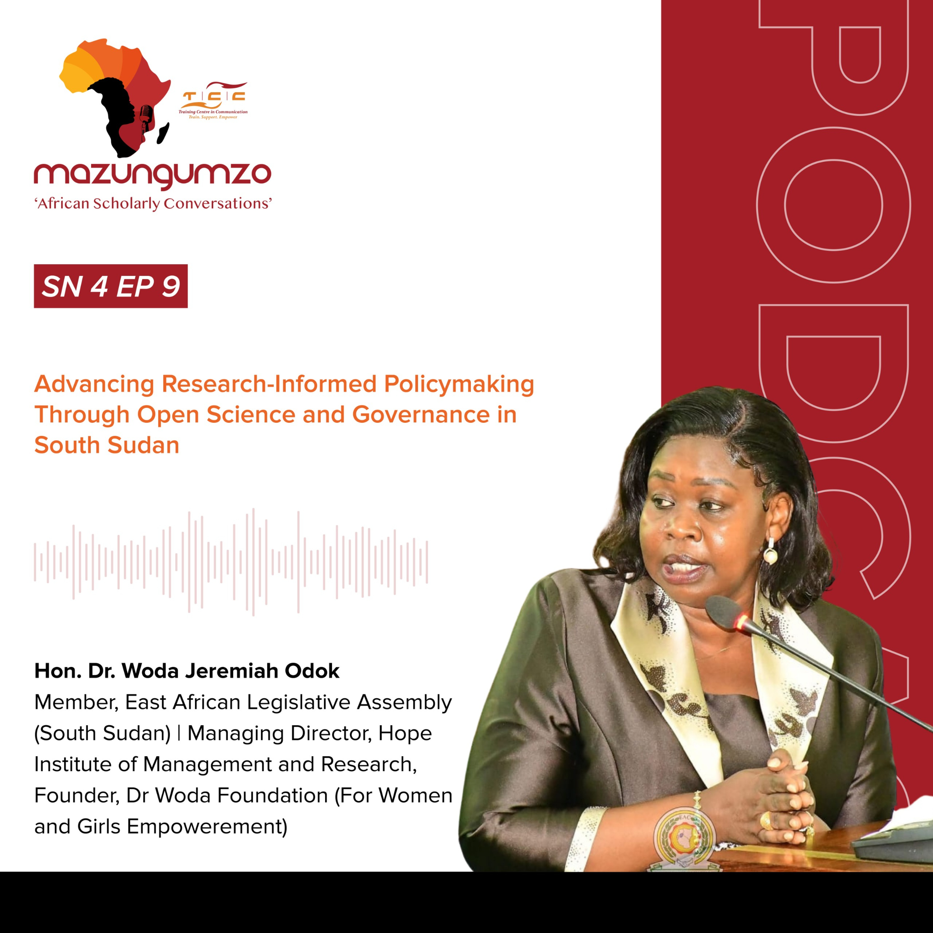 SN 4 EP 9: Advancing Research-Informed Policymaking through Open Science and Governance in South Sudan