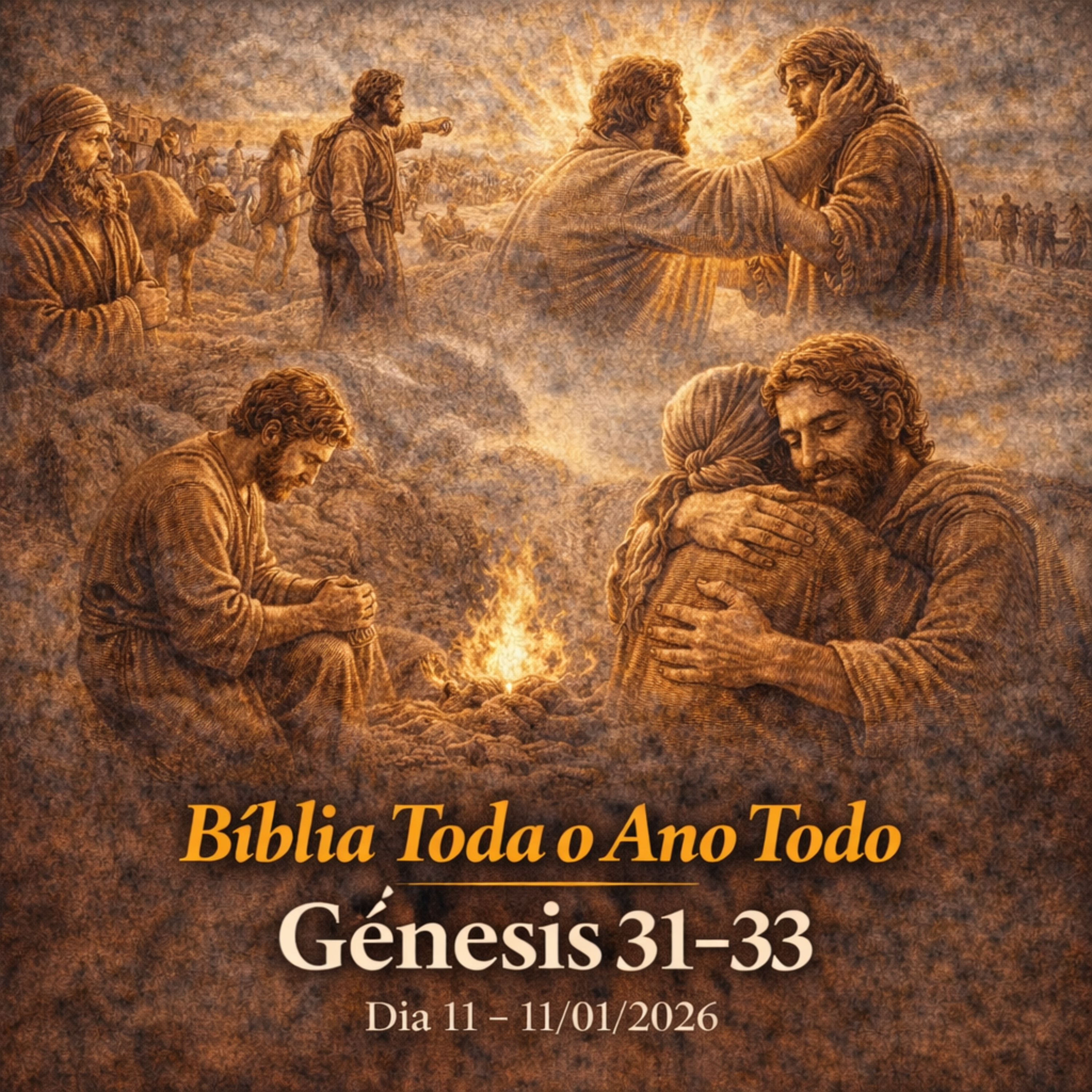 📖 Bíblia Toda o Ano Todo – Dia 11 (11/01/2026) | Gênesis 31–33 episode artwork