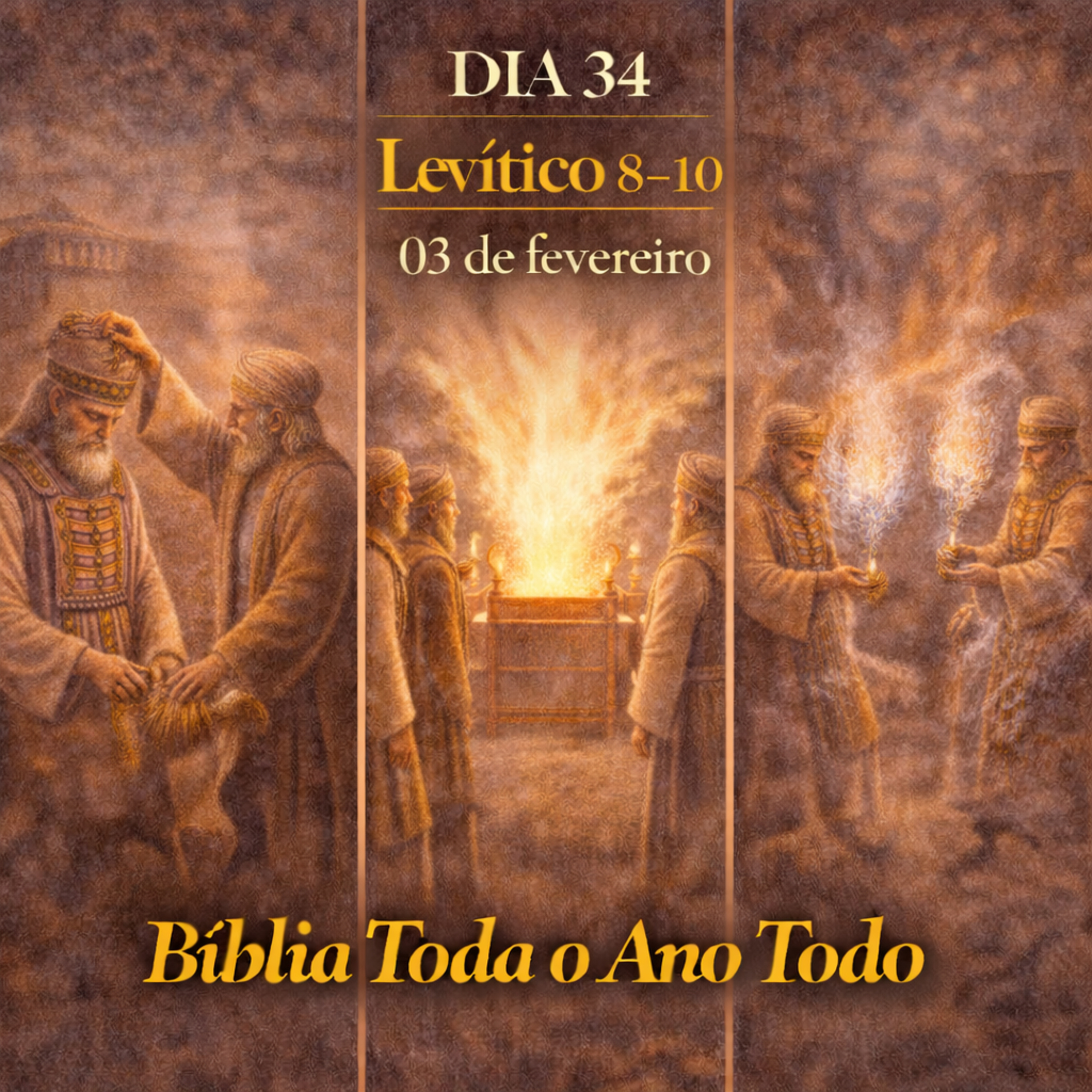 📖 Bíblia Toda o Ano Todo – Dia 34 (03/02/2026) | Levítico 8–10 episode artwork