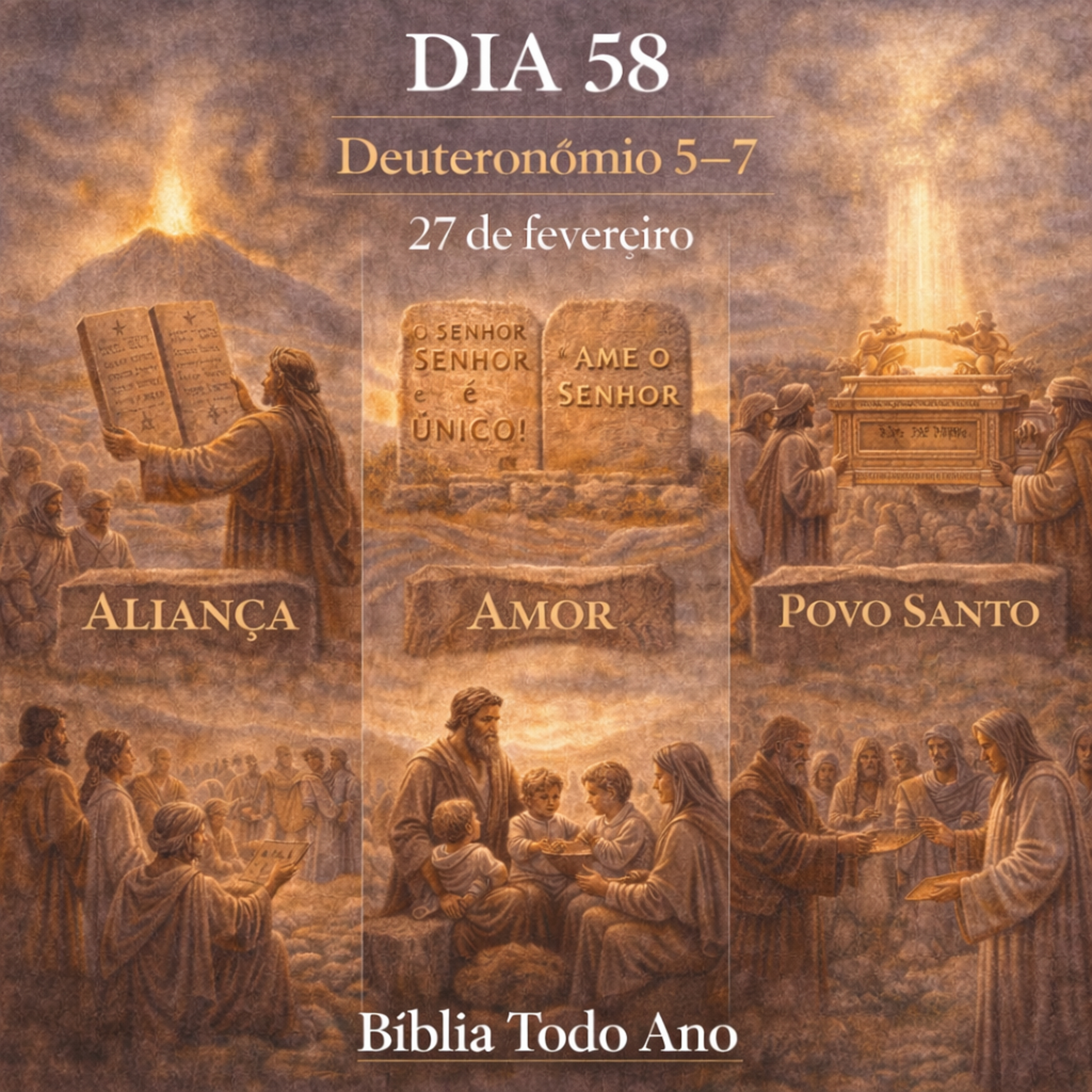 📖 Bíblia Toda o Ano Todo – Dia 58 (27/02/2026) | Deuteronômio 5–7 episode artwork