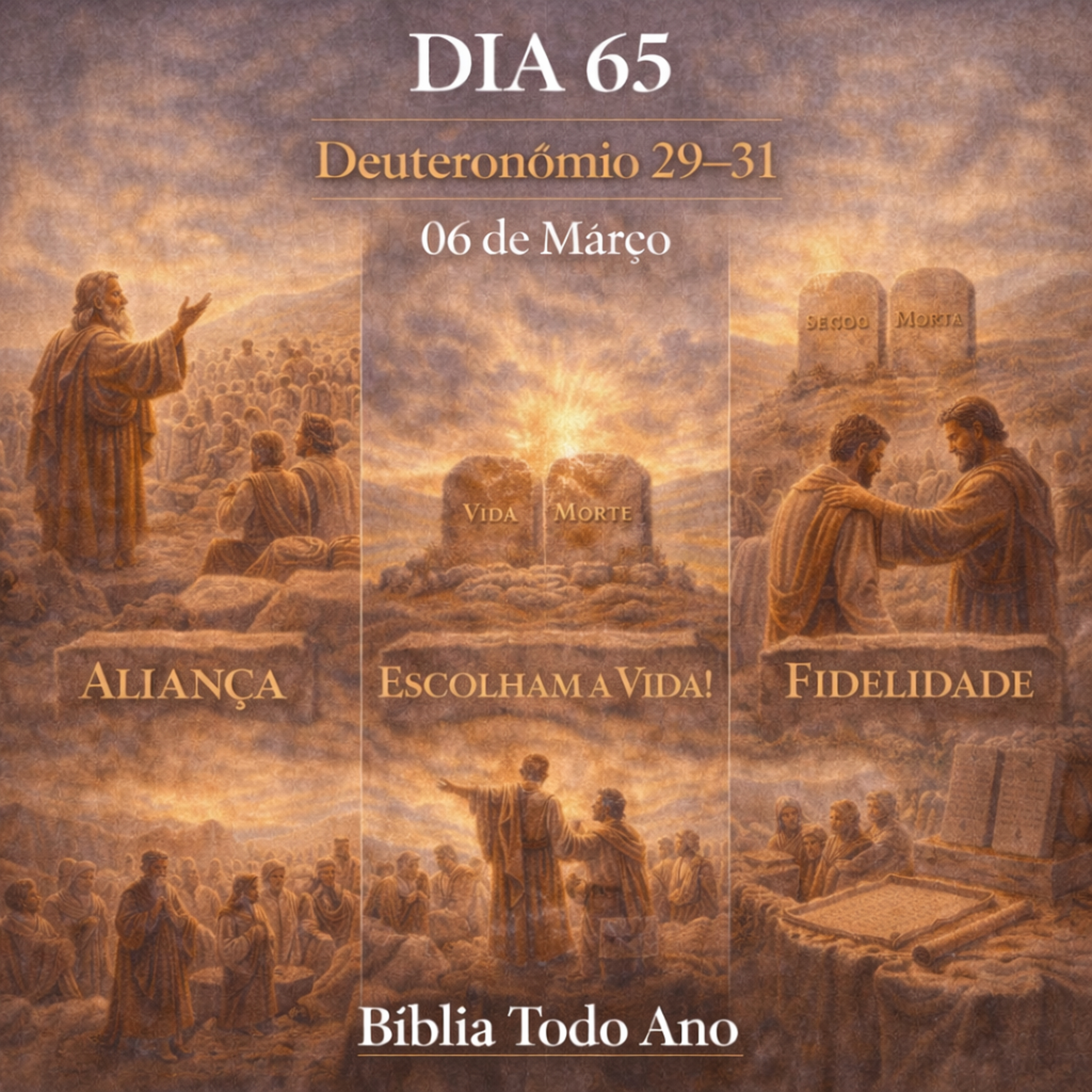 📖 Bíblia Toda o Ano Todo – Dia 65 (06/03/2026) | Deuteronômio 29–31 episode artwork