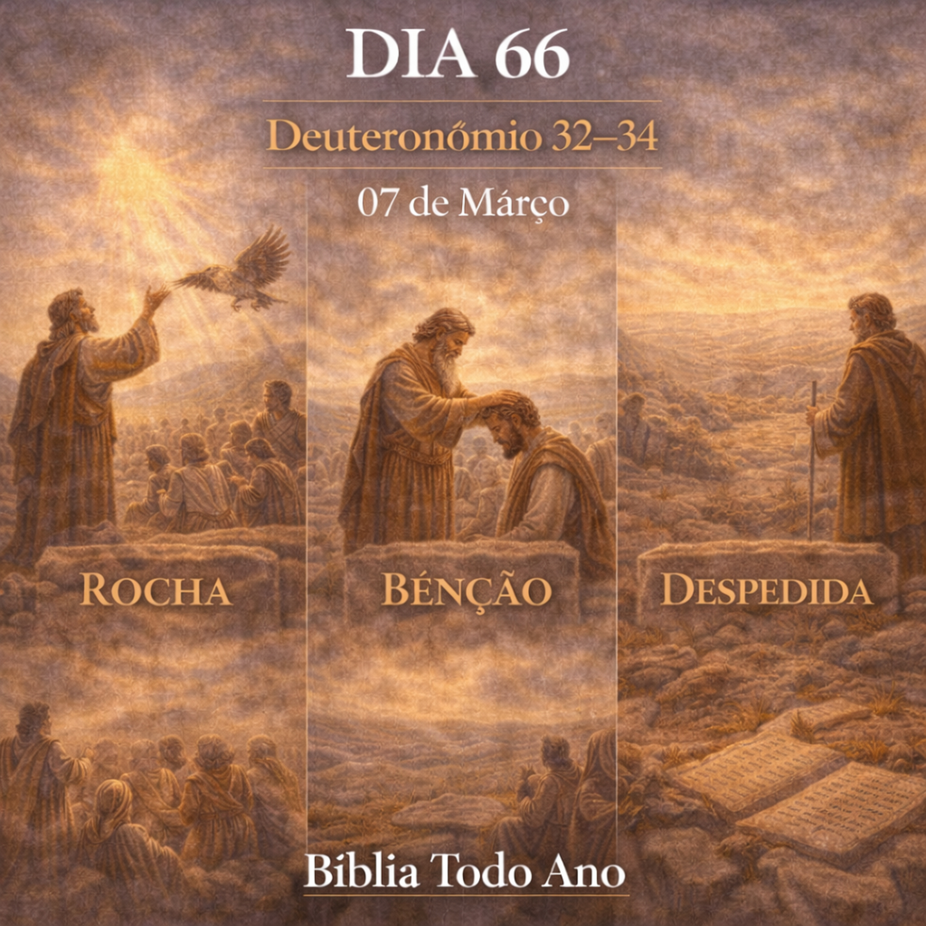 📖 Bíblia Toda o Ano Todo – Dia 66 (07/03/2026) | Deuteronômio 32–34 episode artwork