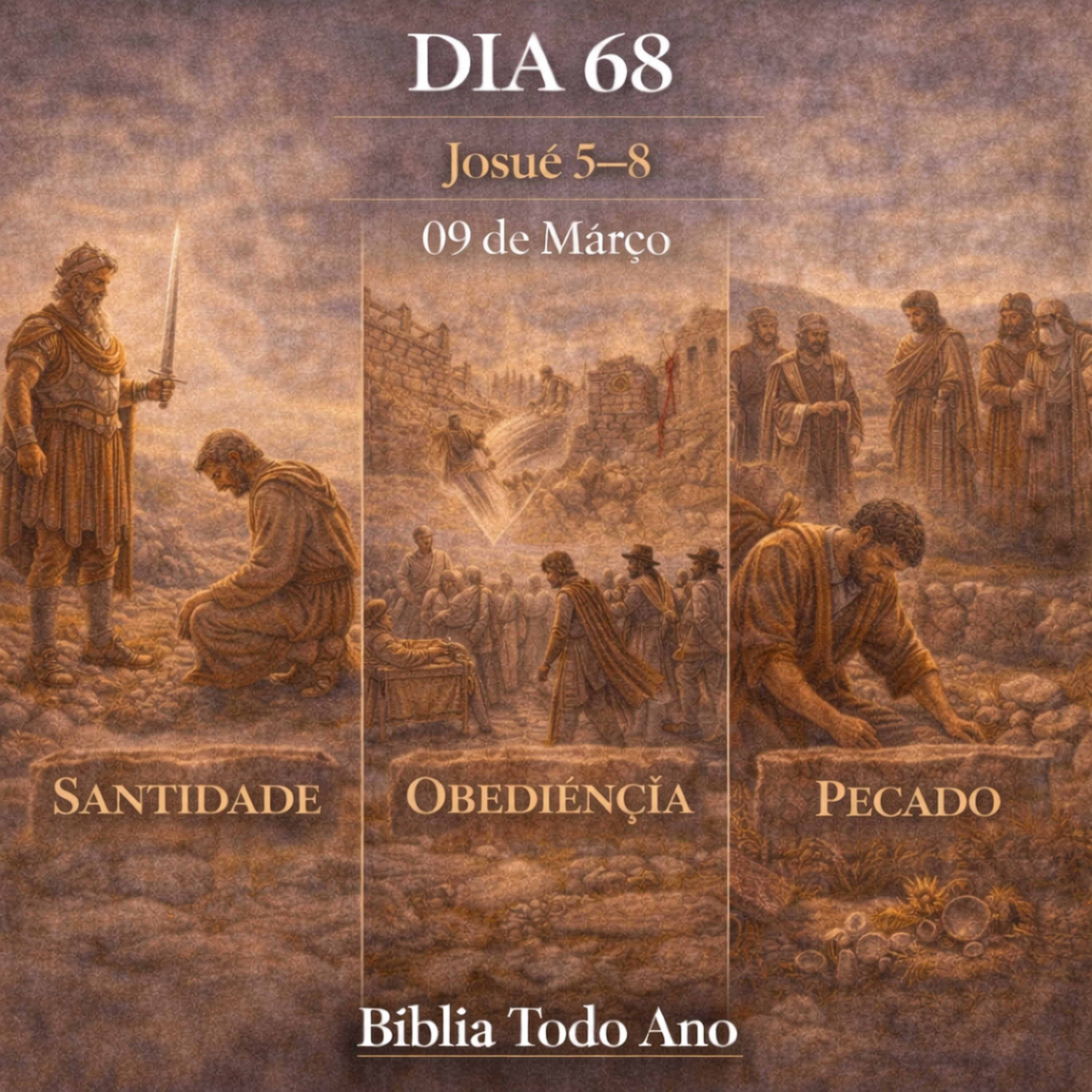 📖 Bíblia Toda o Ano Todo – Dia 69 (10/03/2026) | Josué 9–11 episode artwork