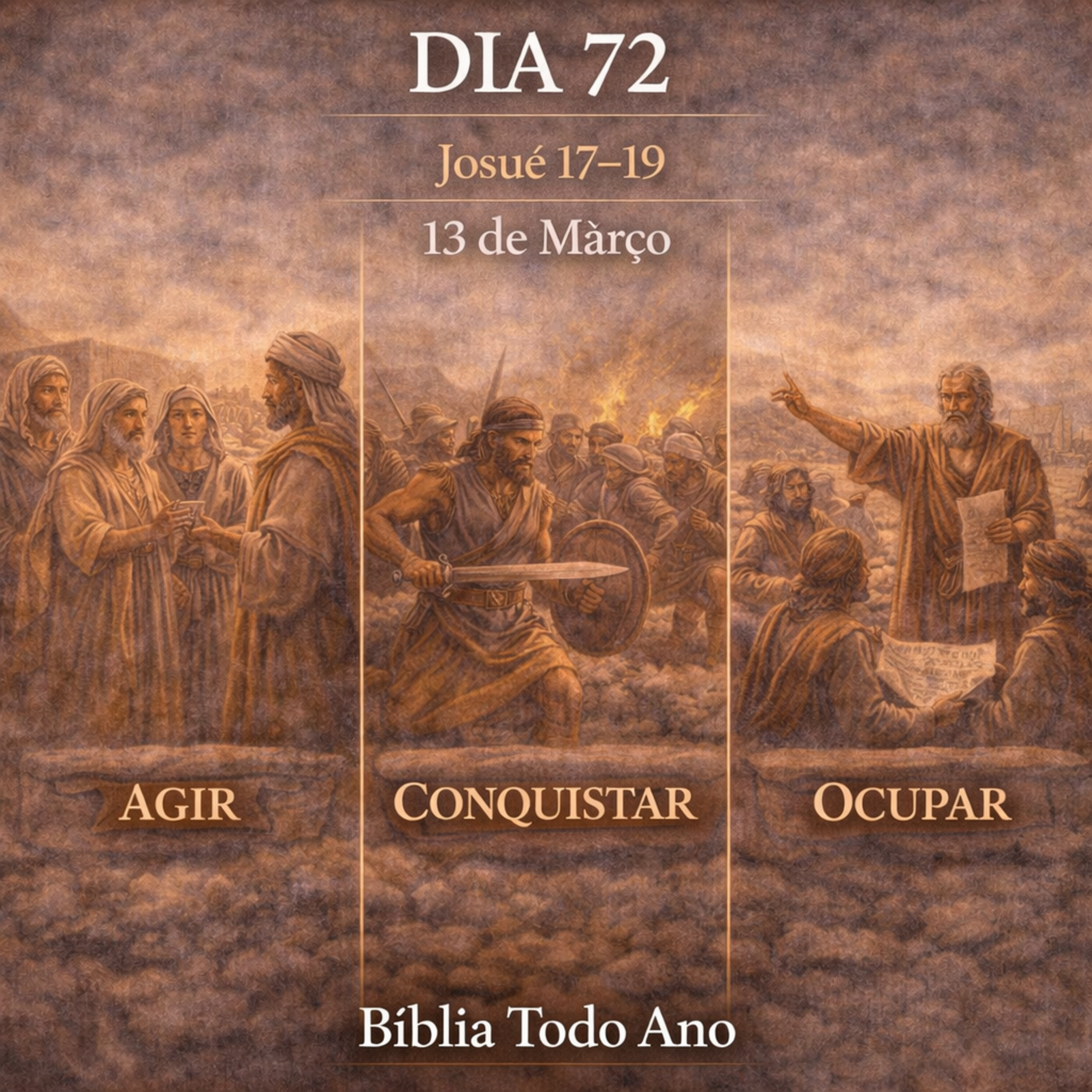 📖 Bíblia Toda o Ano Todo – Dia 72 (13/03/2026) | Josué 17–19 episode artwork