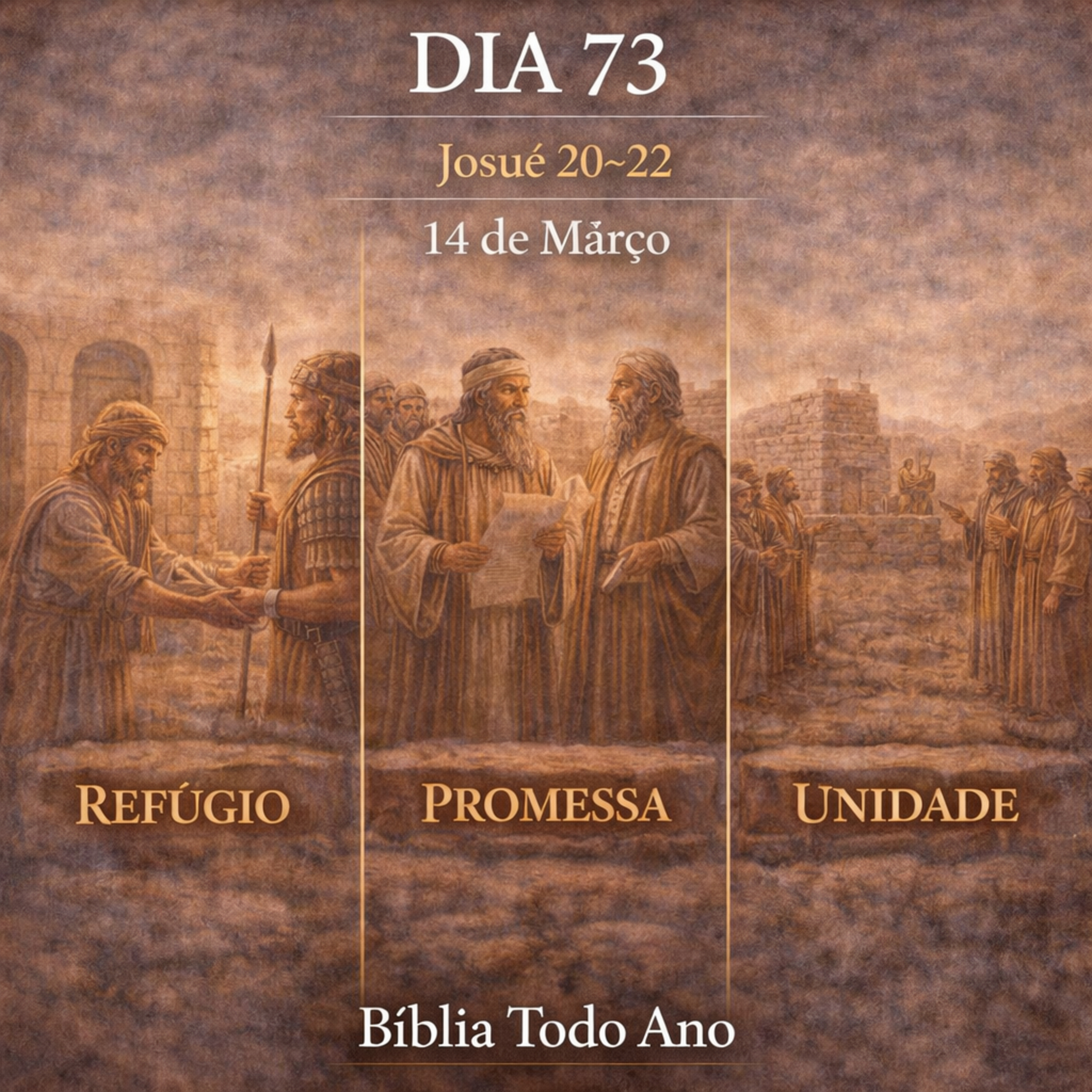 📖 Bíblia Toda o Ano Todo – Dia 73 (14/03/2026) | Josué 20–22 episode artwork