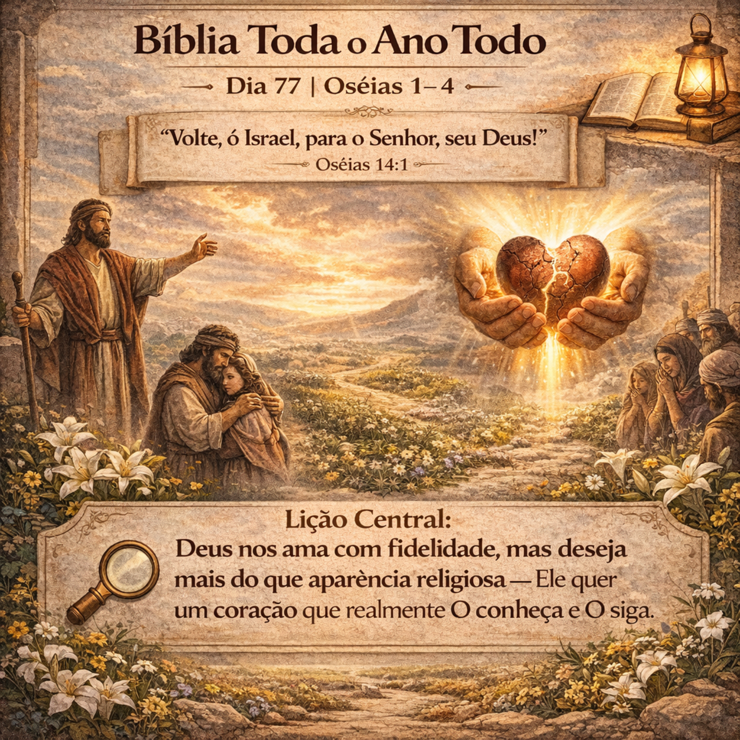 📖 Bíblia Toda o Ano Todo – Dia 77 | Oséias 1–4 episode artwork