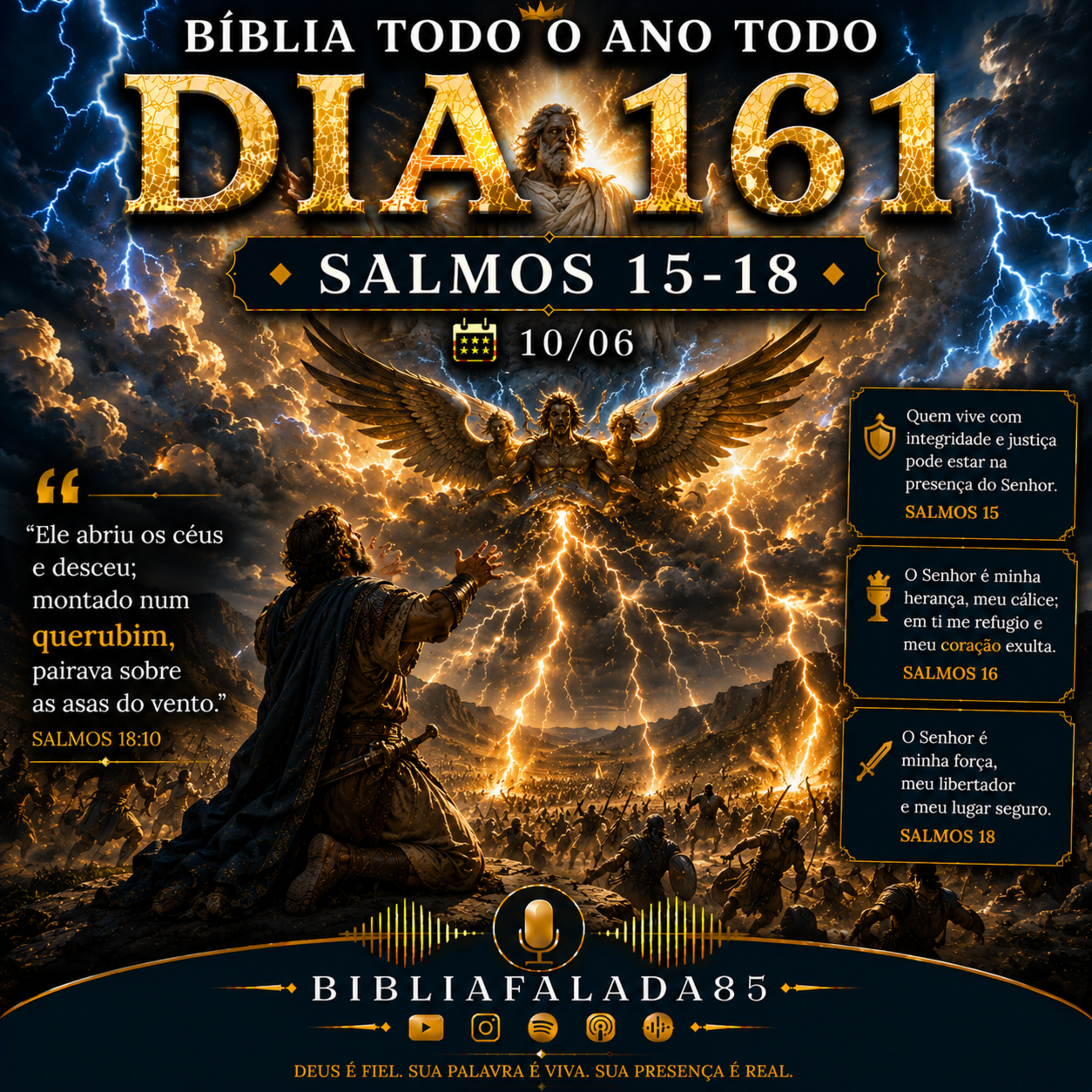 📖 Bíblia Toda o Ano Todo – Dia 161 (10/06) | Salmos 15–18 episode artwork