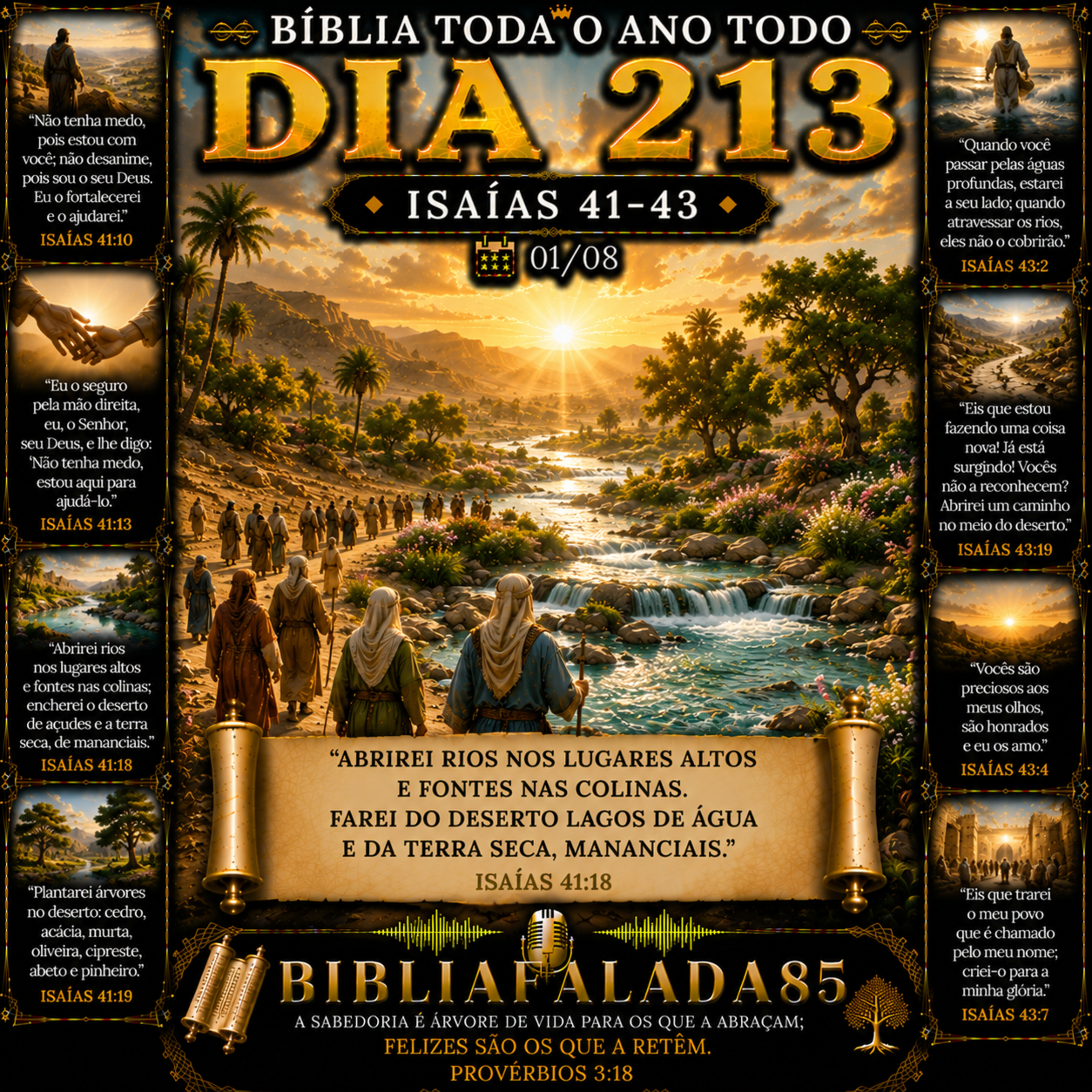 Dia 213 (01/08) | Isaías 41–43 | Bíblia Toda o Ano Todo 📖 episode artwork