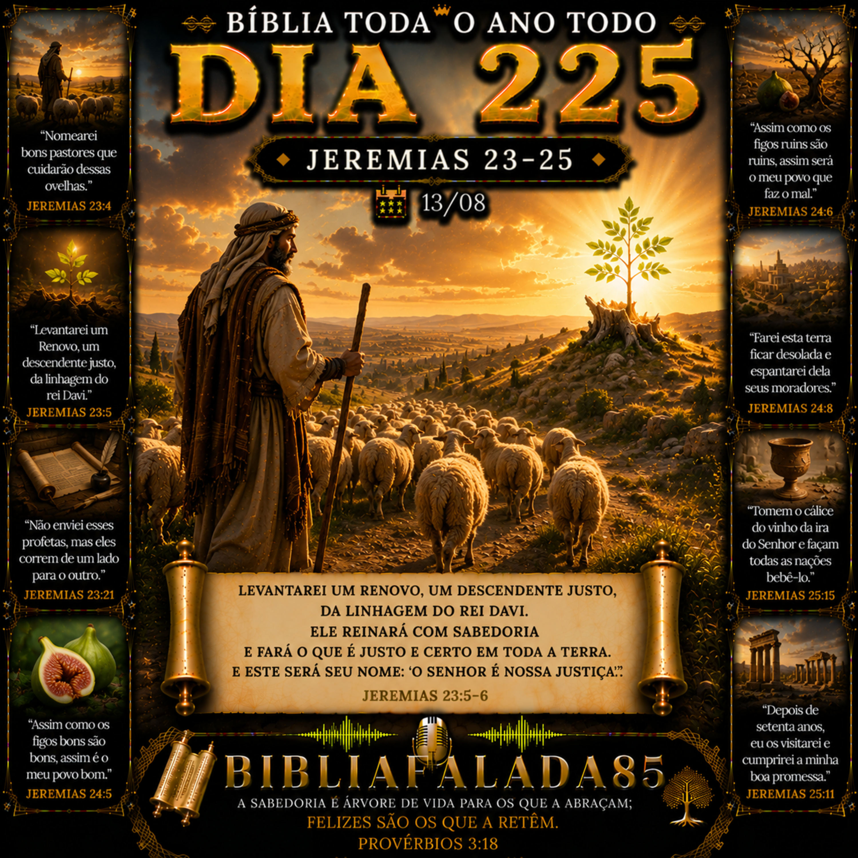 Dia 225 (13/08) | Jeremias 23–25 | Bíblia Toda o Ano Todo 📖 episode artwork