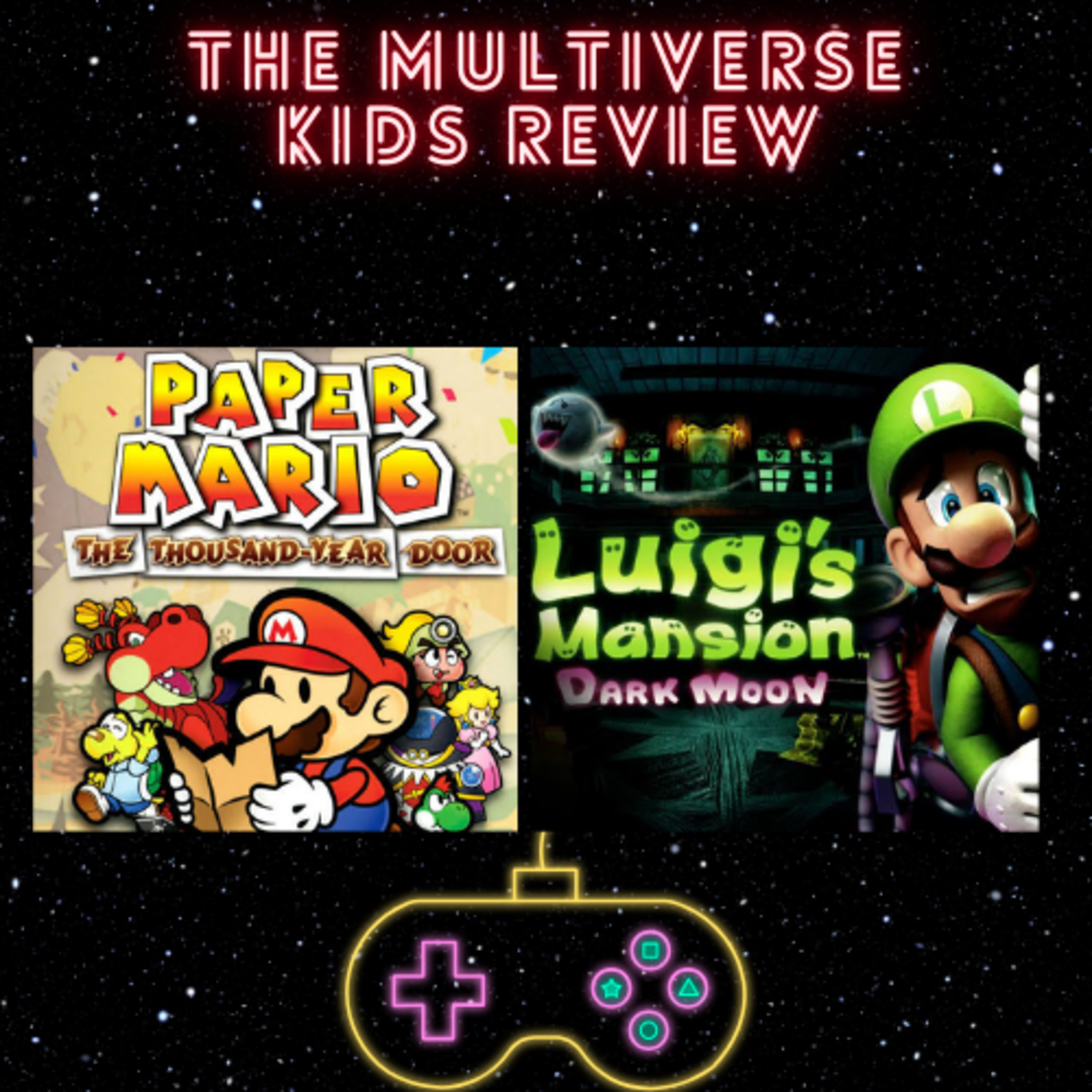 S3-EP.3- Reviews for Paper Mario-The Thousand Year Door and Luigi's Mansion 2 episode artwork