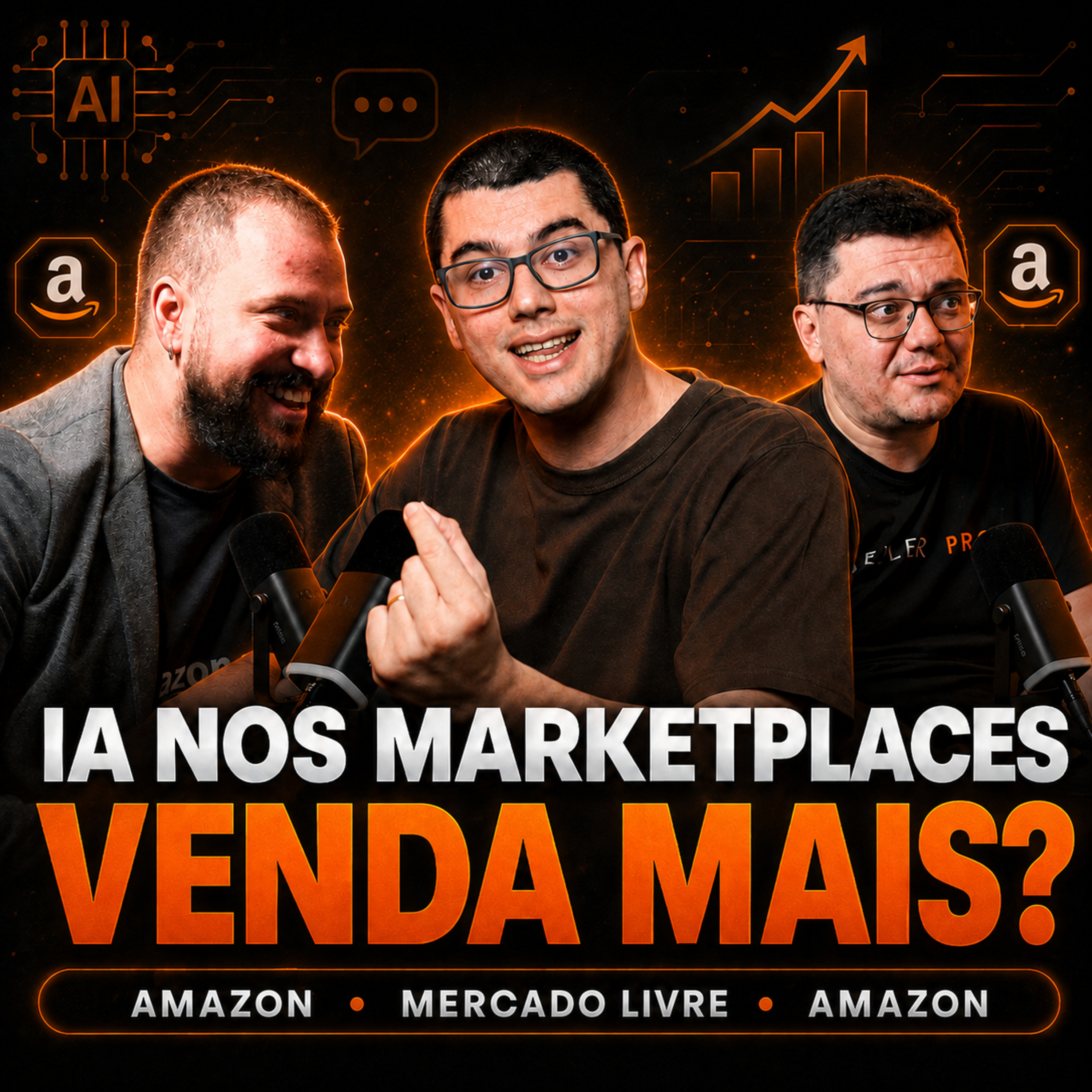 Como Usar IA para Vender Mais na Amazon e Marketplaces em 2026 - Seller Cast #168 episode artwork