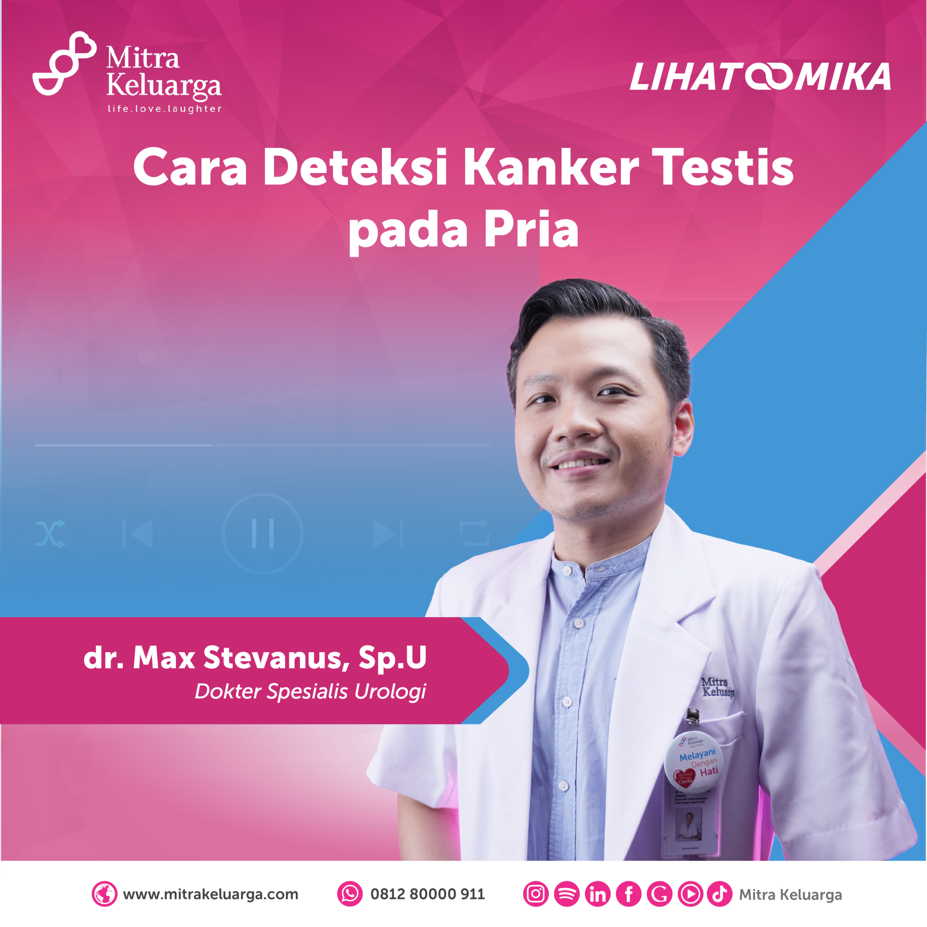 Cara Deteksi Kanker Testis pada Pria - dr Max Sp.U LIHAT MIKA (EPS : 130) episode artwork