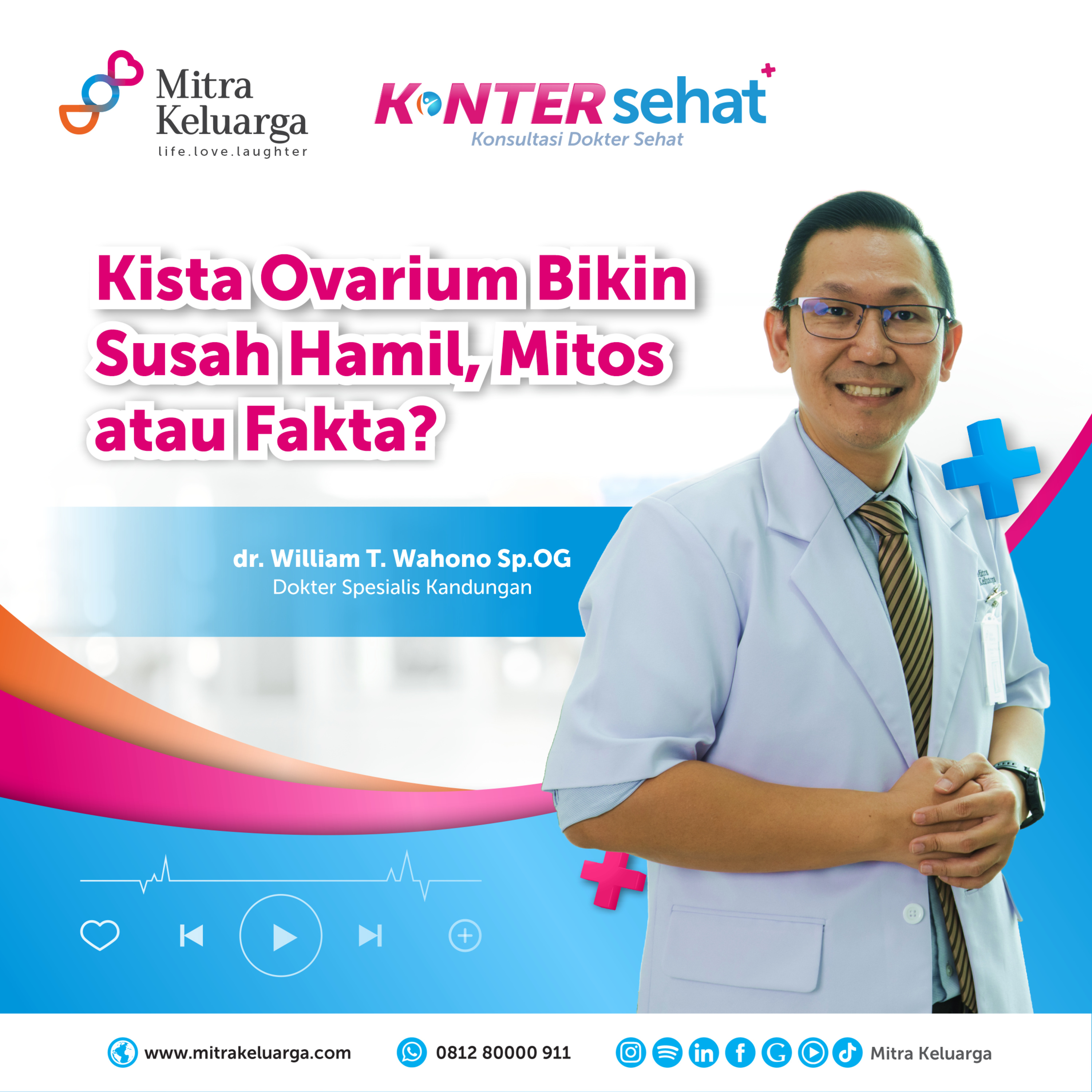 Benarkah Kista Ovarium Bikin sulit Hamil?- dr. William T. Wahono Sp.OG (Konter Sehat) EPS : 143 episode artwork