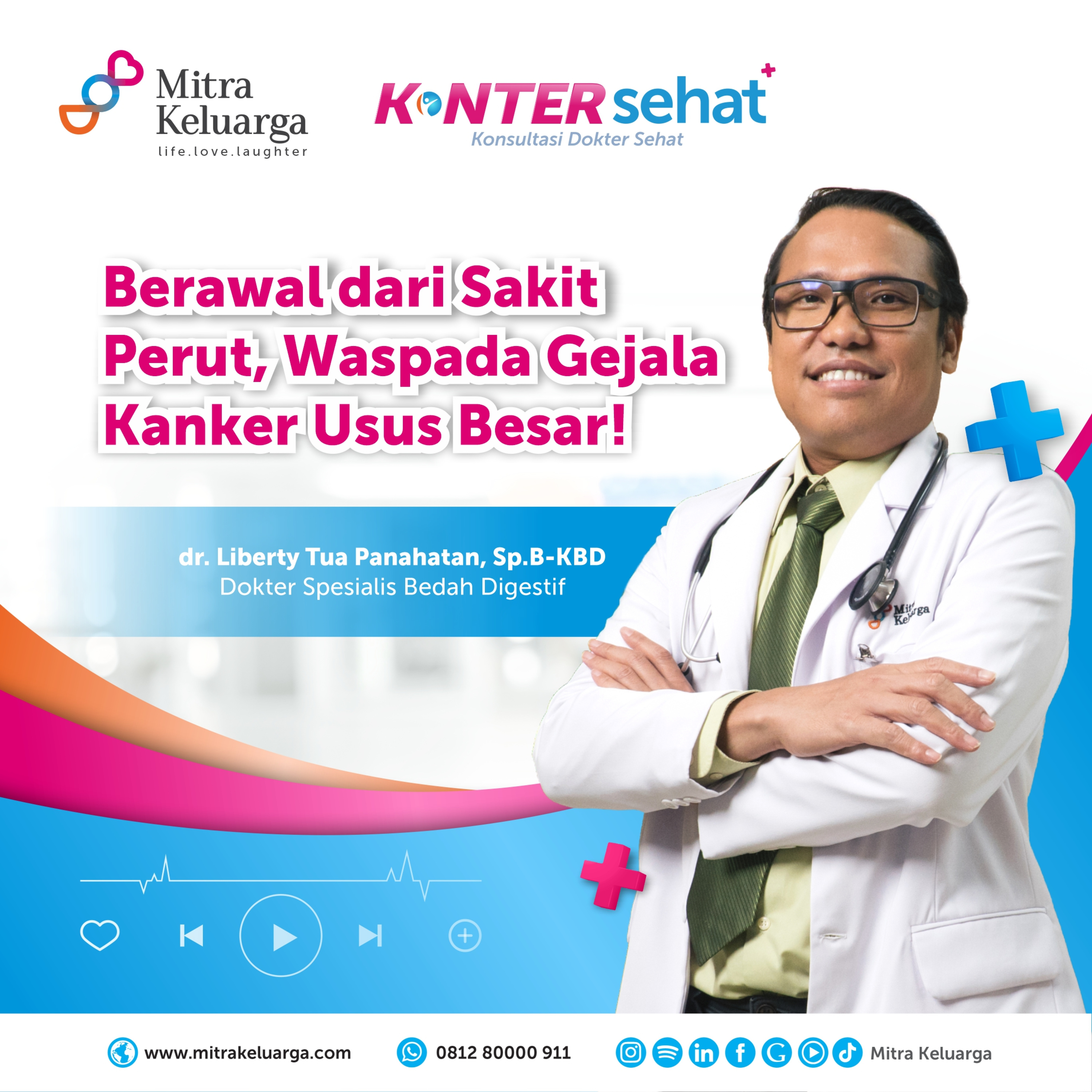 Tanda Kanker Usus Besar yang Mirip Radang Usus Buntu & Pengobatannya - dr Liberty ,Sp.B,SubSp.BD(K) EPS : 145 episode artwork