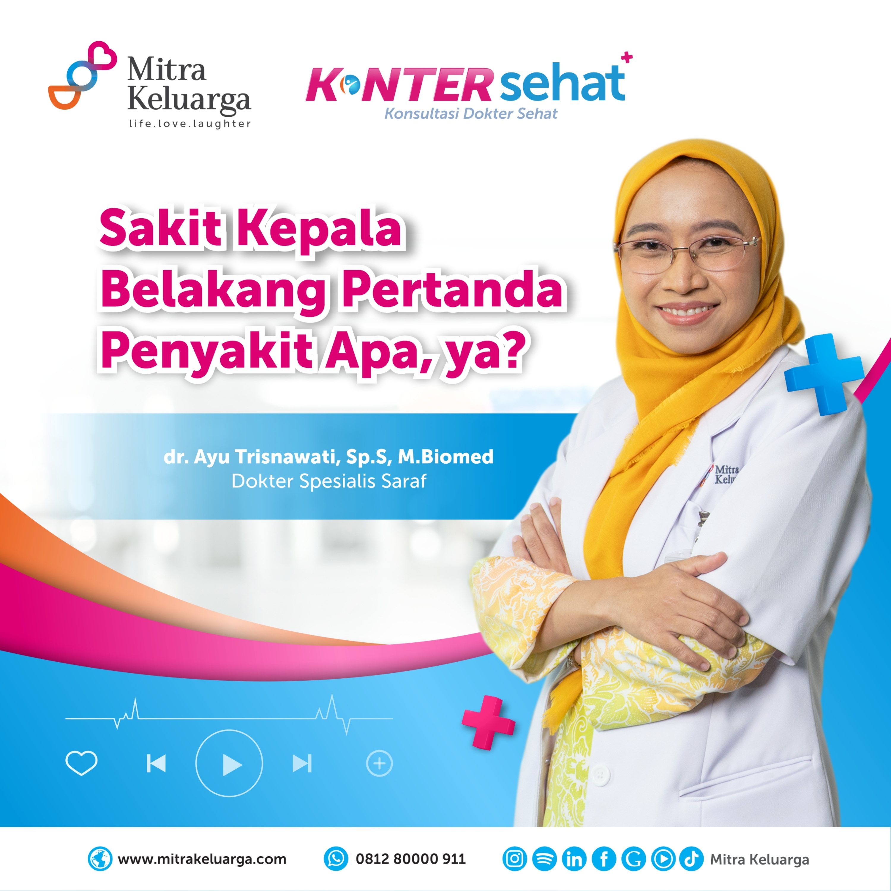 Kenali Penyebab Sakit Kepala Belakang dan Cara Mengatasinya - dr. Ayu Trisnawati, M. BIOMED, sp.S (EPS : 146) episode artwork