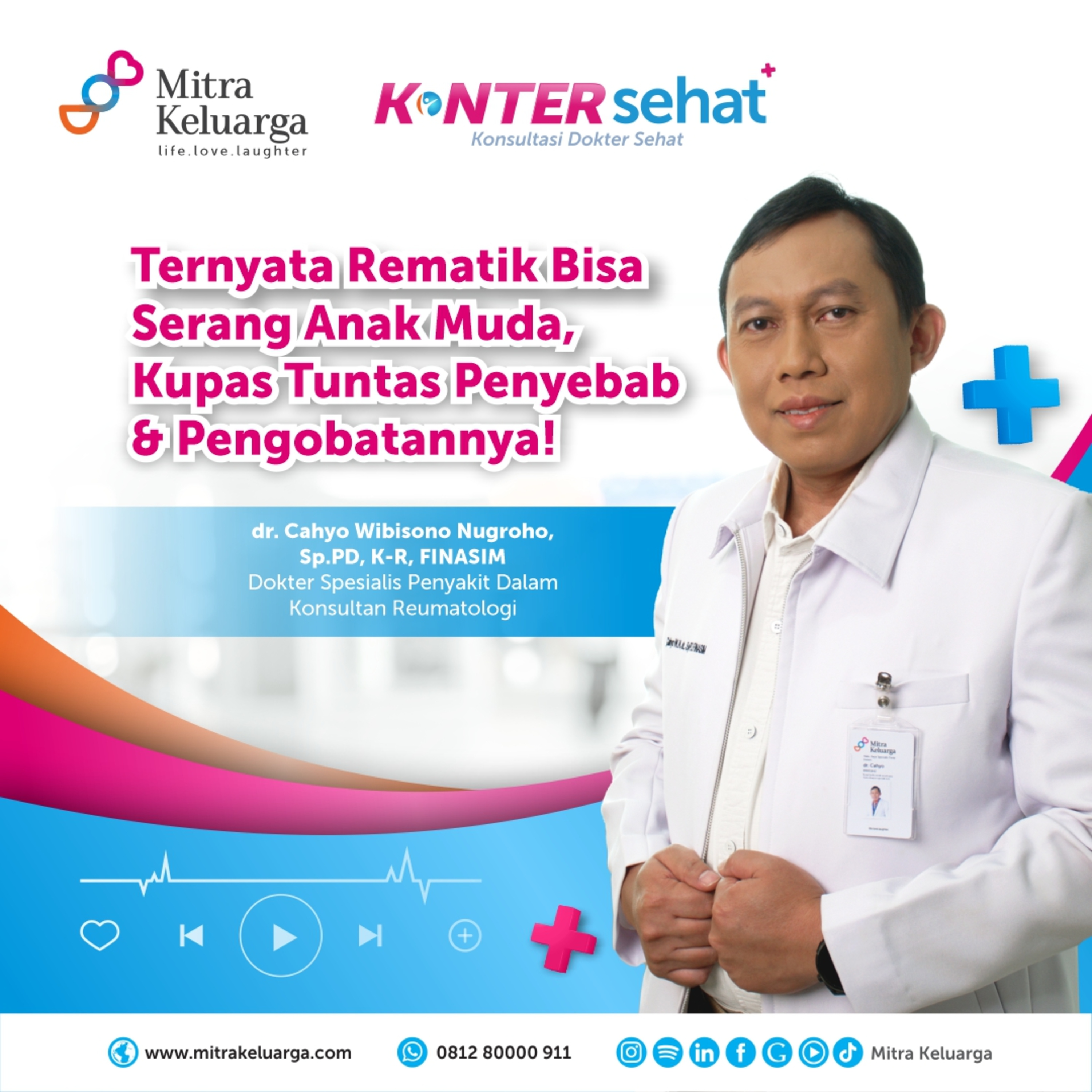 Konter Sehat: Rematik Bisa Serang Anak Muda, Cari Tahu Solusinya di Sini! (Eps : 158) episode artwork