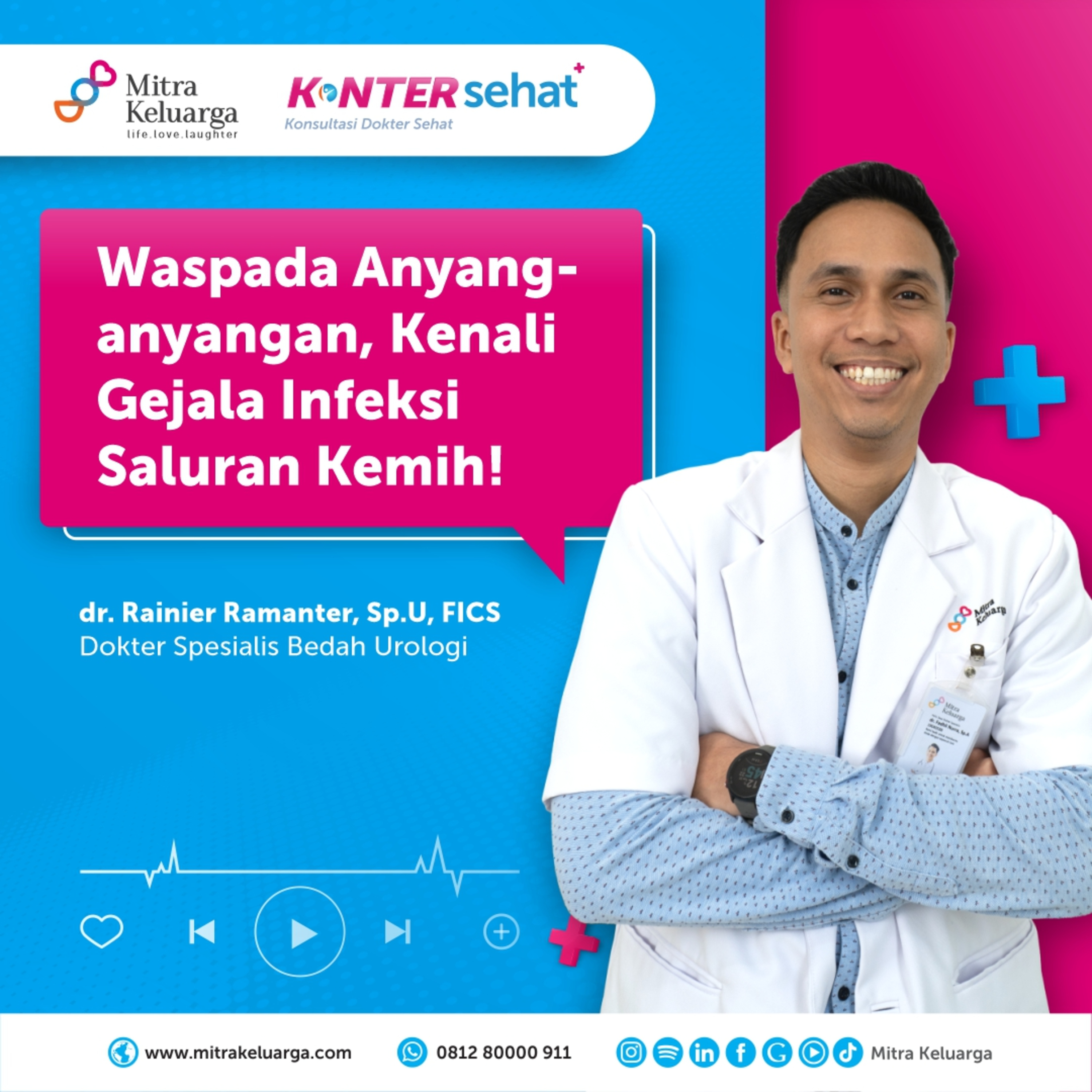 Konter Sehat: Anyang-anyangan, Pertanda Infeksi Saluran Kemih? - dr. Rainier Ramanter, Sp.U, FICS (Eps: 177) episode artwork