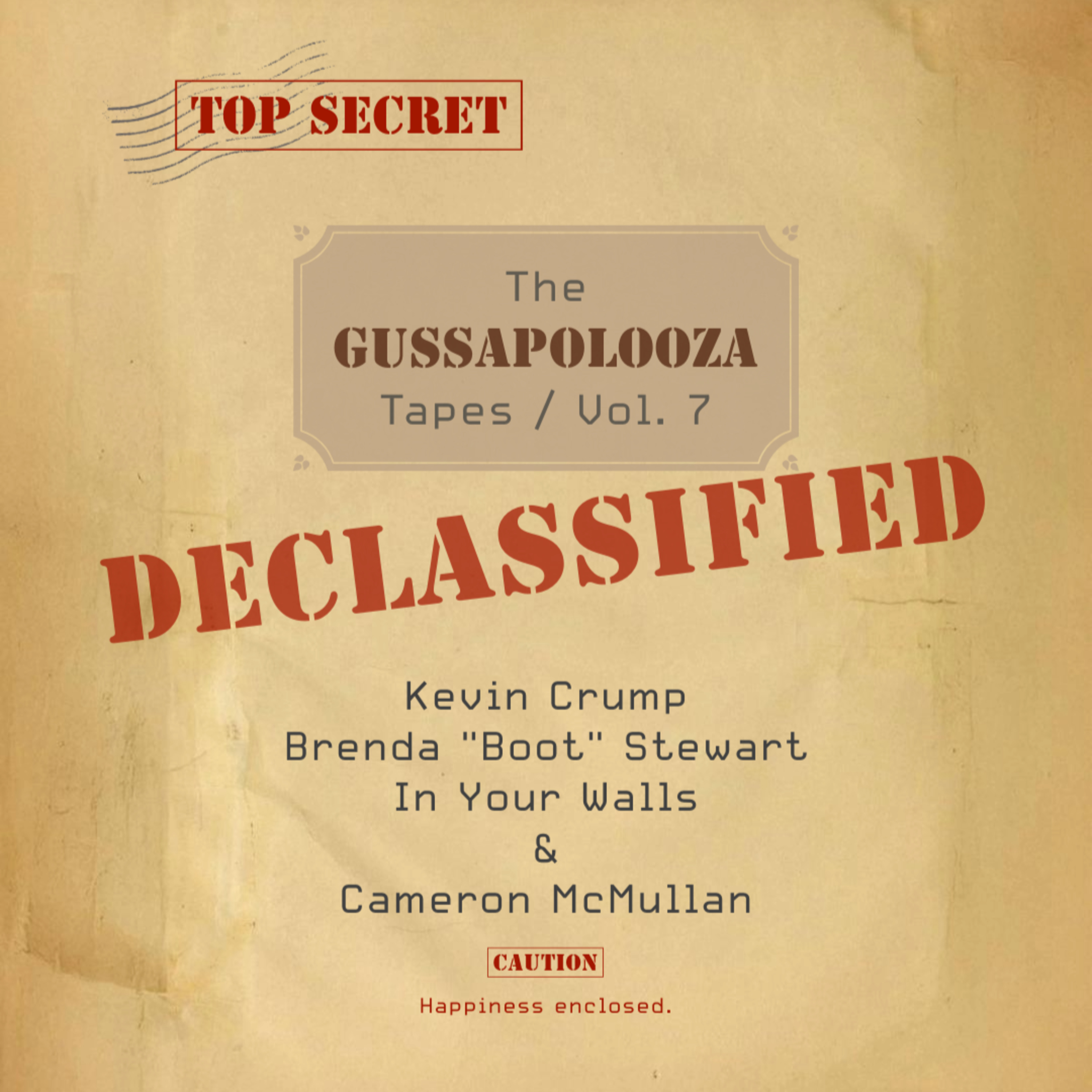 The Gussapolooza Tapes / Vol. 7: Kevin Crump, Boot, Cameron McMullen & In Your Walls episode artwork