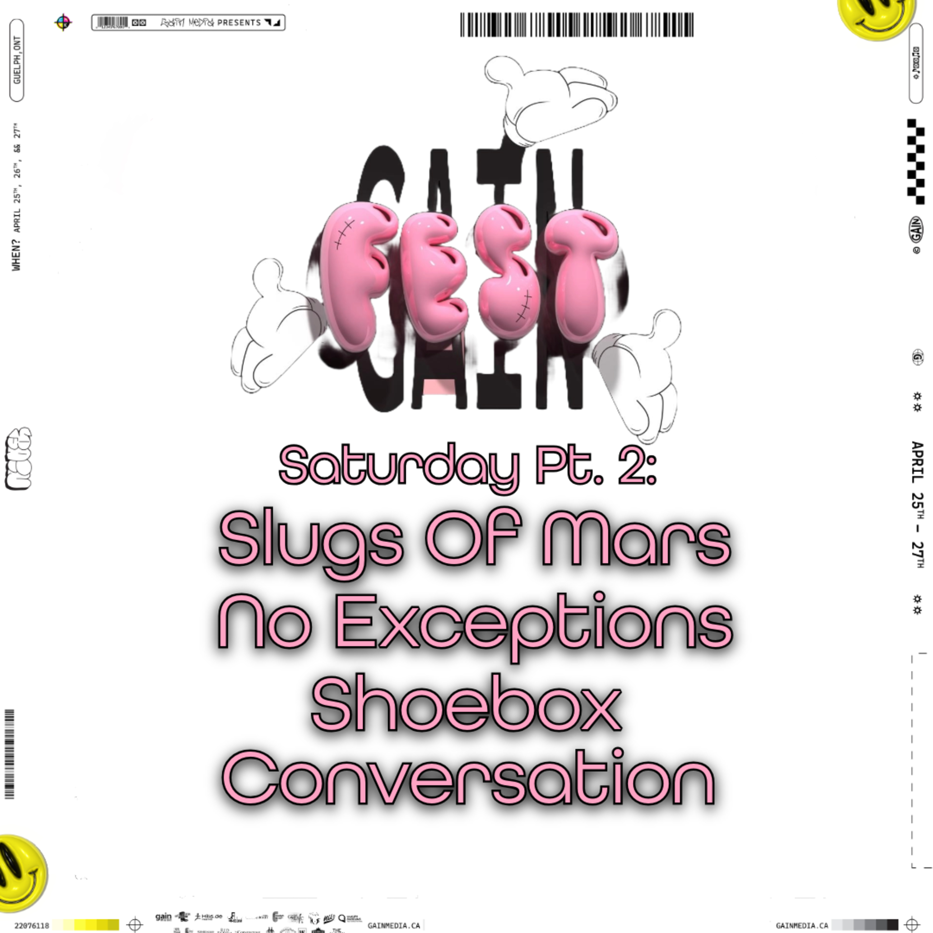 GAIN Fest // Saturday Pt. 2: Slugs Of Mars, No Exceptions, Shoebox & Conversation episode artwork