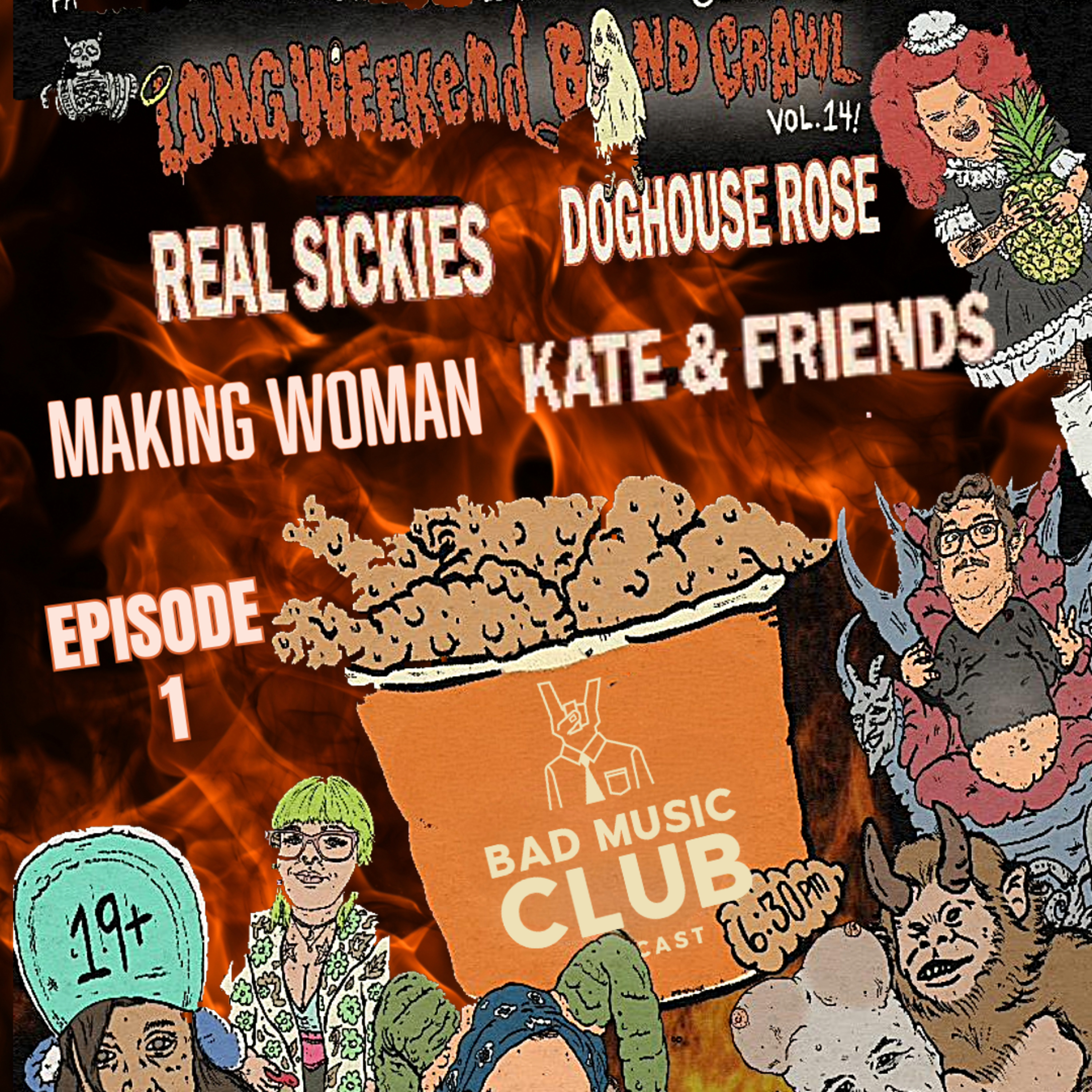Long Weekend Band Crawl XIV // Ep. 1 - Doghouse Rose, Real Sickies, Making Woman & Kate MacLean episode artwork