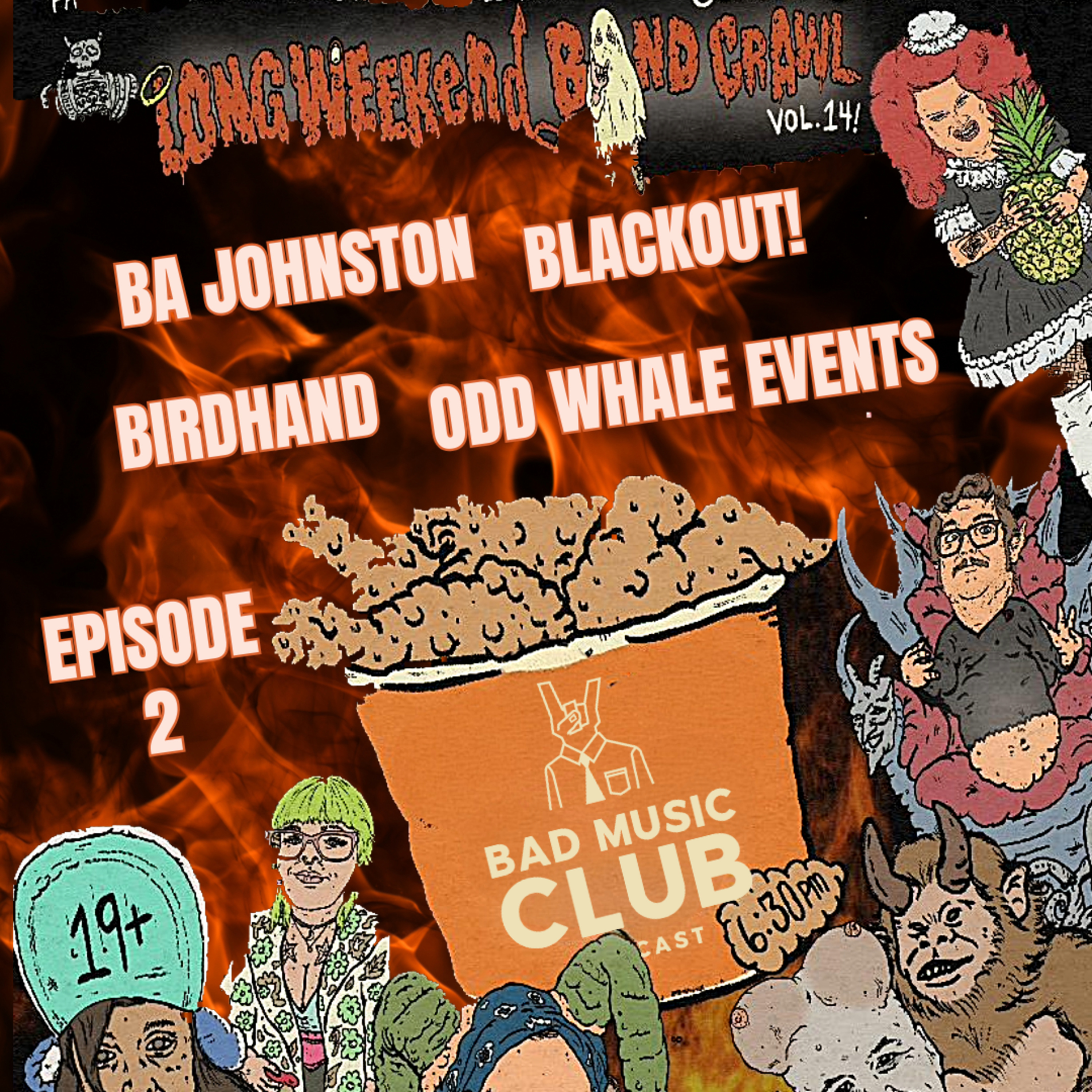 Long Weekend Band Crawl XIV // Ep. 2 - BA Johnston, BIRDHAND, Blackout!, & Odd Whale Events episode artwork