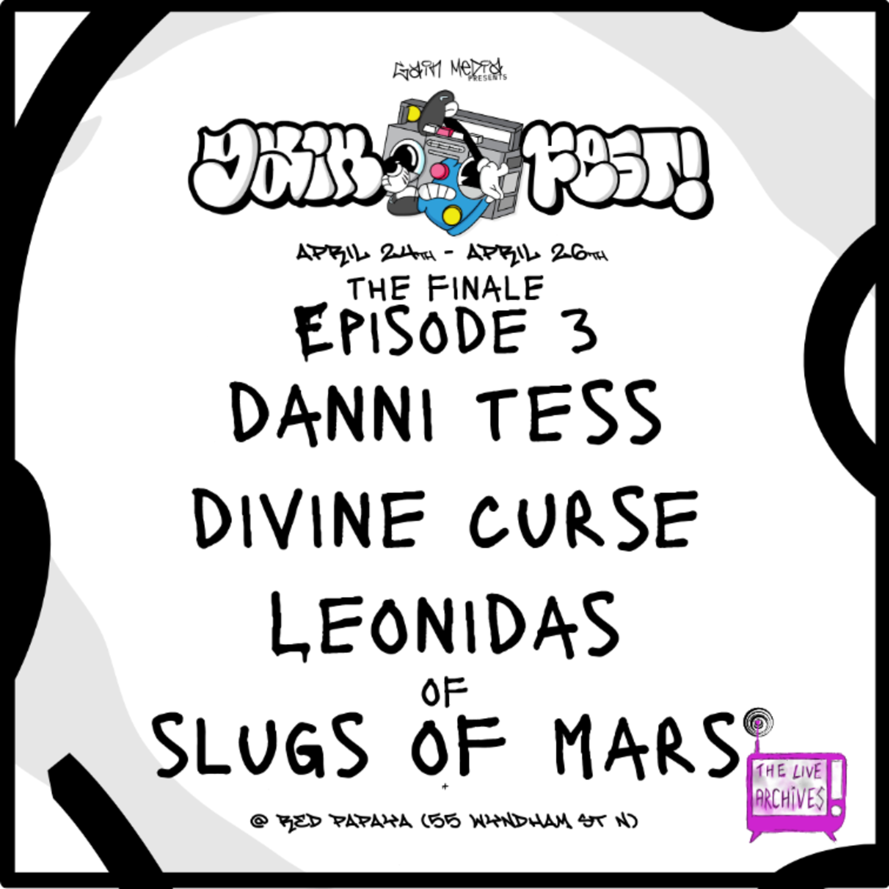 GAINfest 2026 // Pt. 3 // Divine Curse, Leonidas from Slugs of Mars & Danni Tess episode artwork