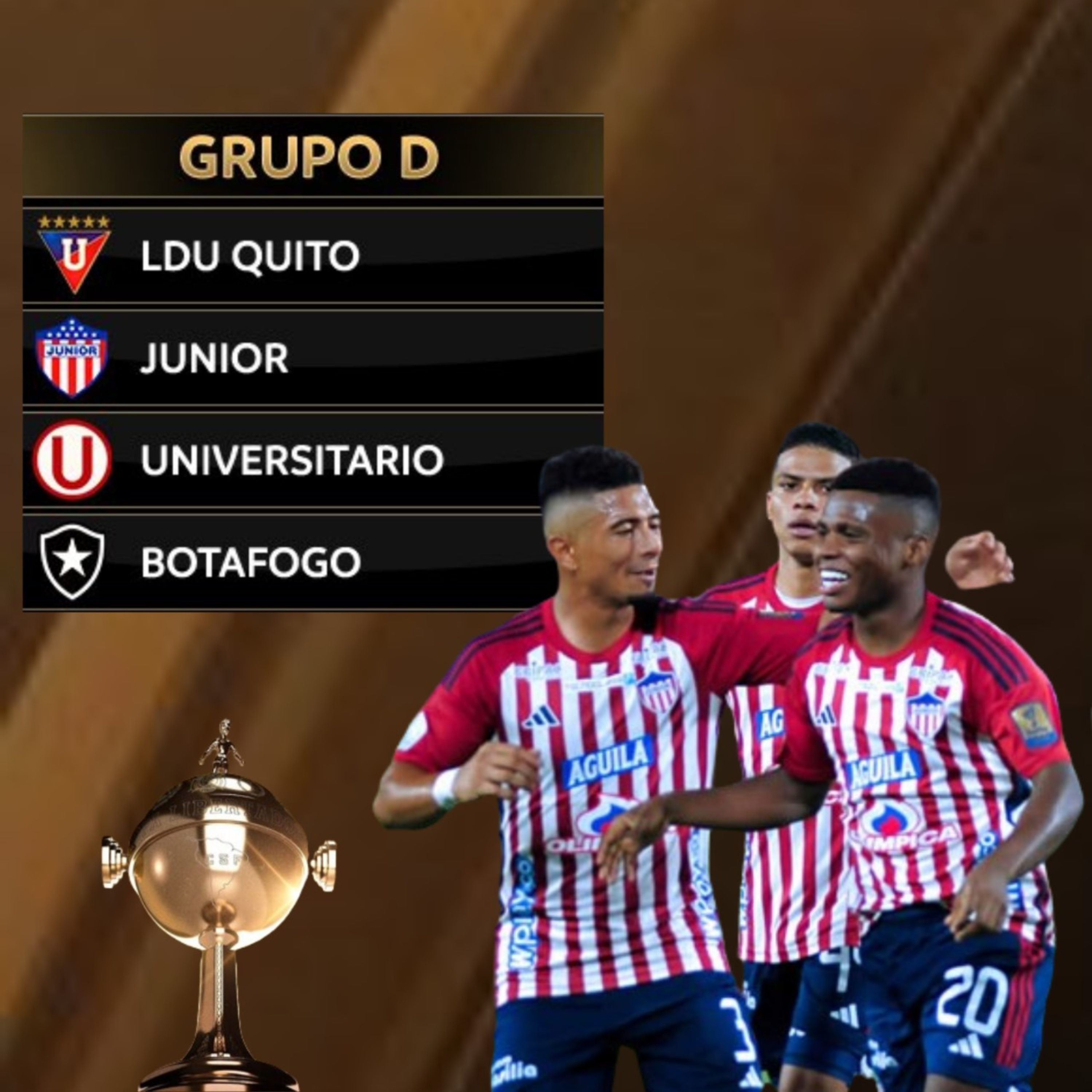 ¿Cuál es el equipo a temer para Junior en el grupo D en la Libertadores?  episode artwork
