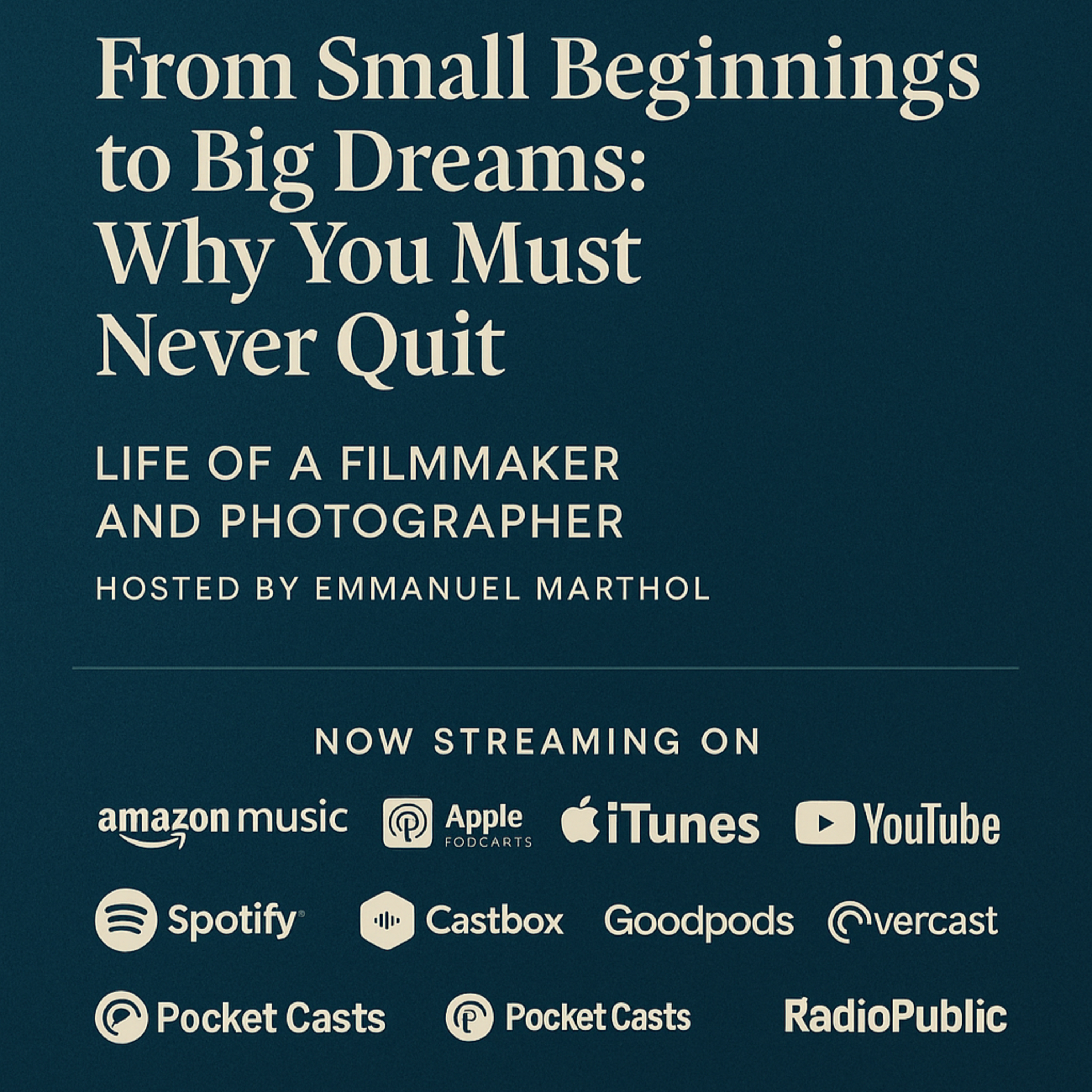 Life Of A Filmmaker and Photographer